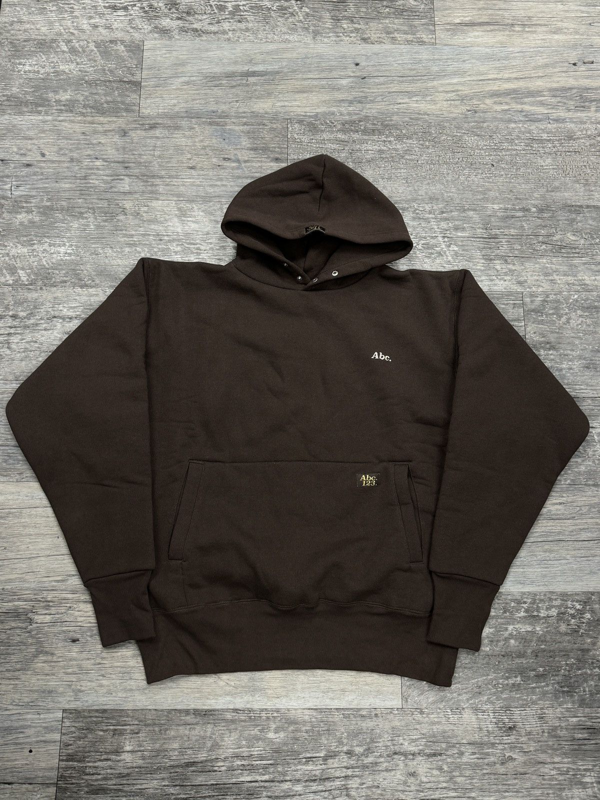 image of Advisory Board Crystals Double Heavyweight Hoodie in Brown, Men's (Size Medium)
