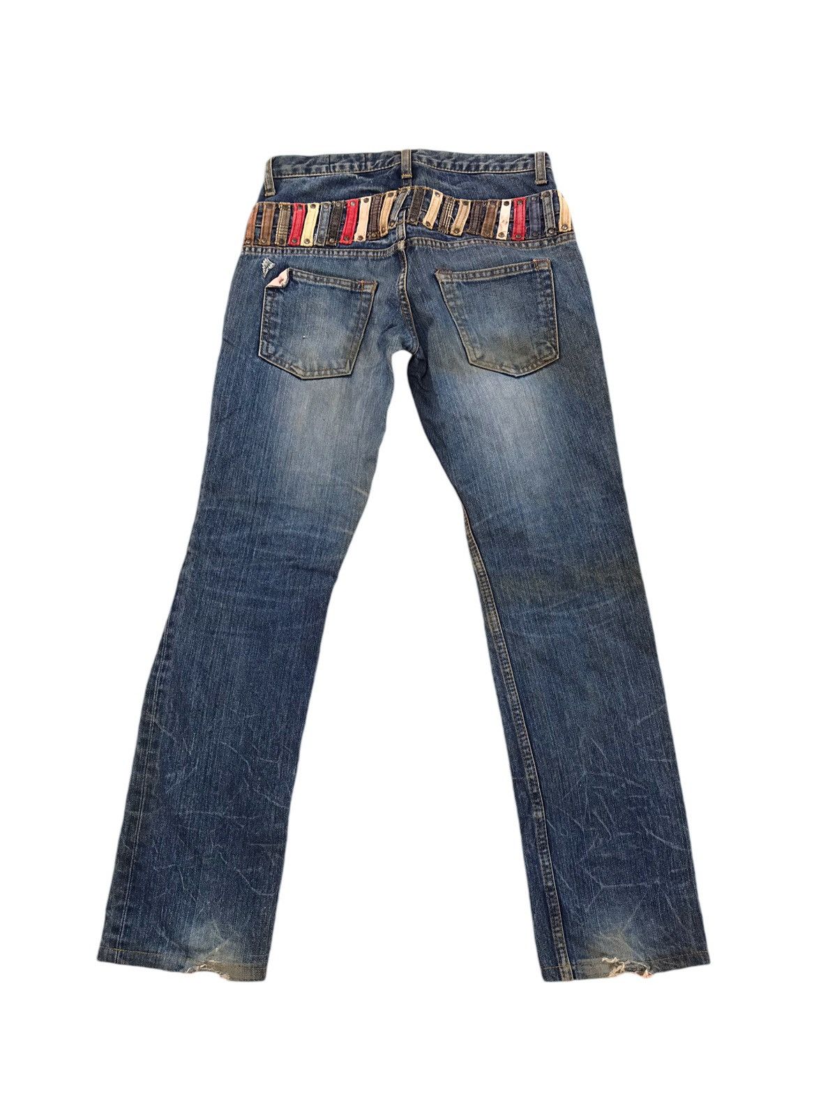 If Six Was Nine × Japanese Brand VINTAGE ANTGAUGE TWO WAIST IF SIX WAS NINE DISTRESSED DENIM Size US 29 - 7 Thumbnail