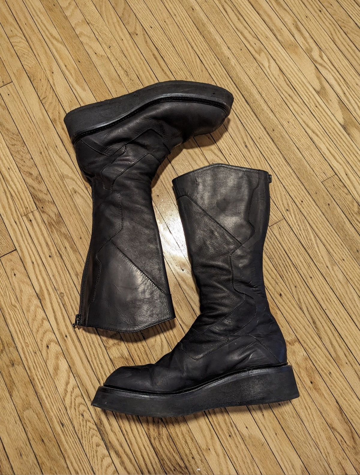 Julius × SIVA Julius X Siva Rare Spiral Zip Boots Size 27.5(10