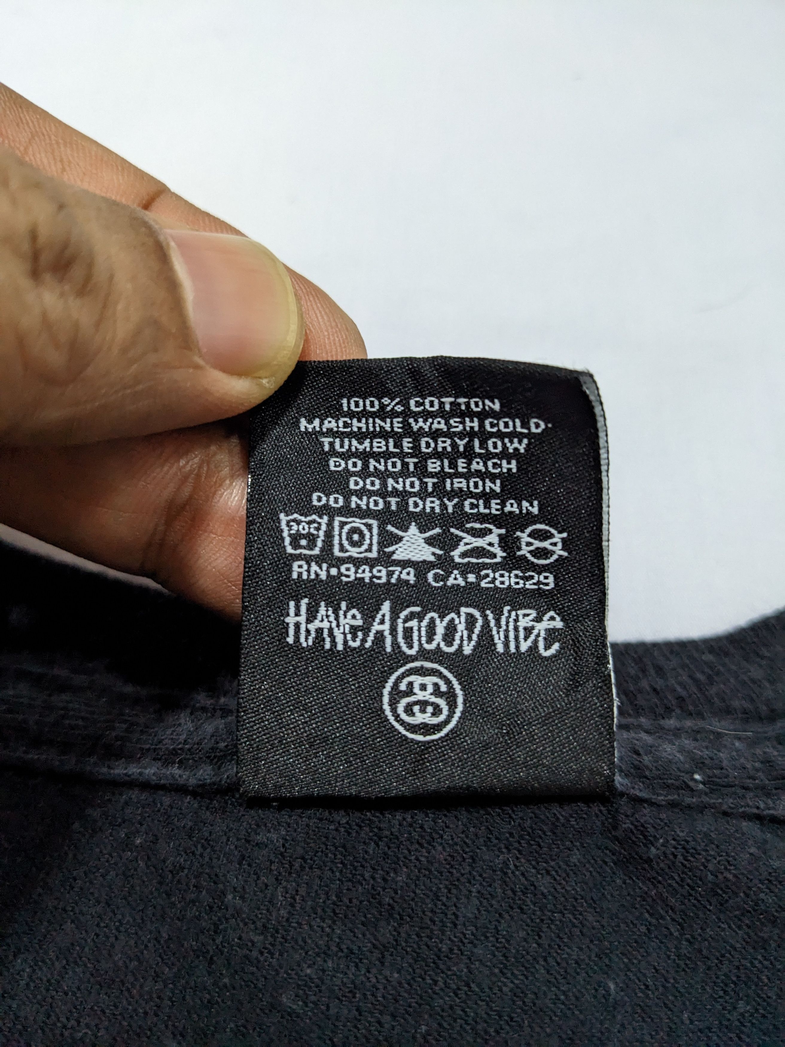 Stussy × Vintage Vintage Y2K Stussy International Tribe Backhit Black T Shirt Size US S / EU 44-46 / 1 - 6 Thumbnail