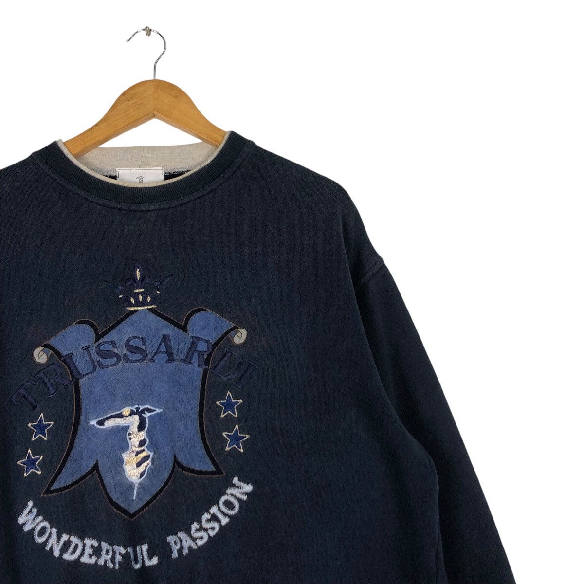 Japanese Brand × Trussardi × Vintage Vintage Trussardi Nice Design Sweatshirt Large Size US M / EU 48-50 / 2 - 5 Thumbnail