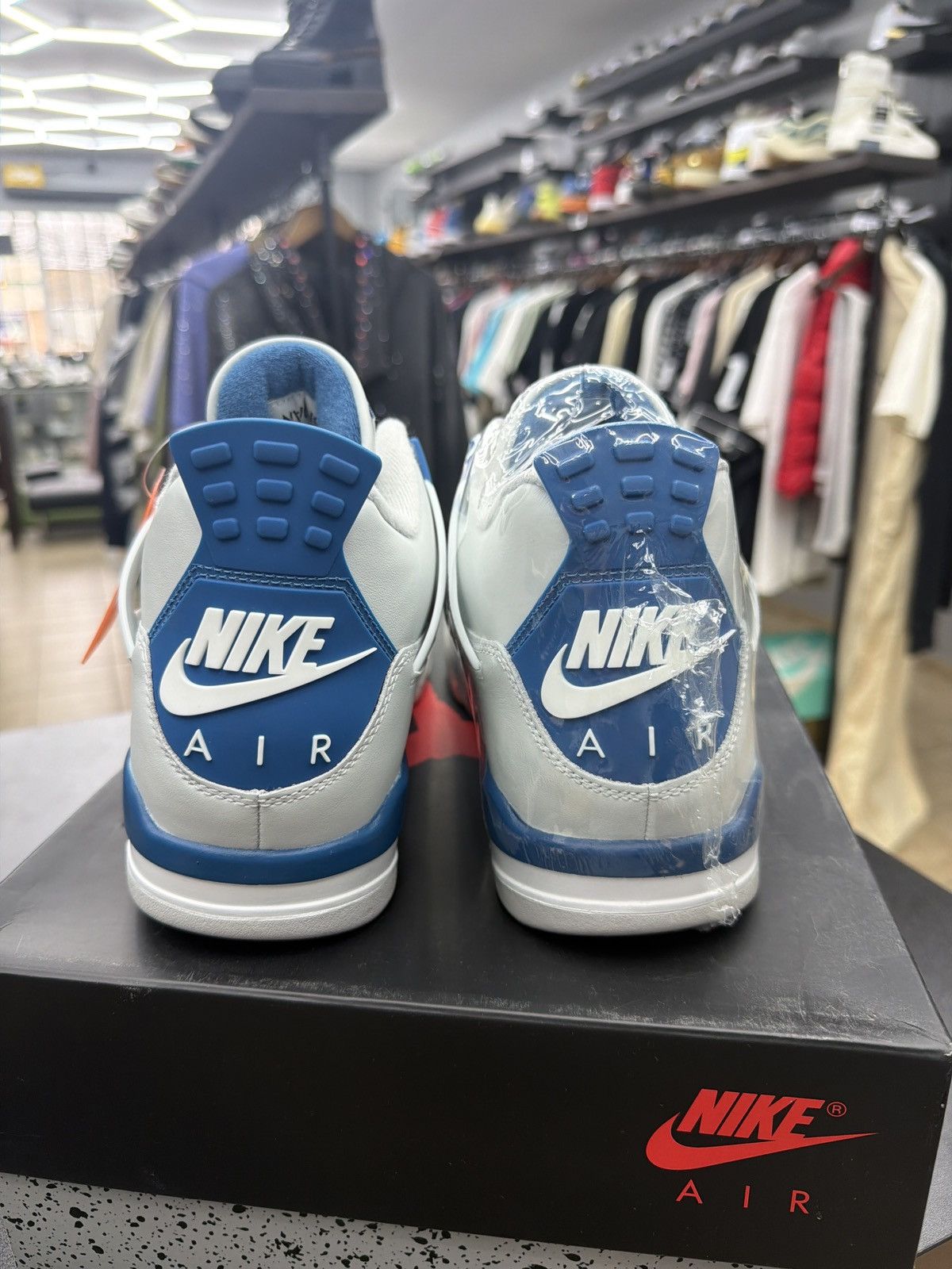 Jordan Brand Jordan 4 Military blue Size-11.5 Brand New Quick Shipping Size US 11.5 / EU 44-45 - 4 Thumbnail