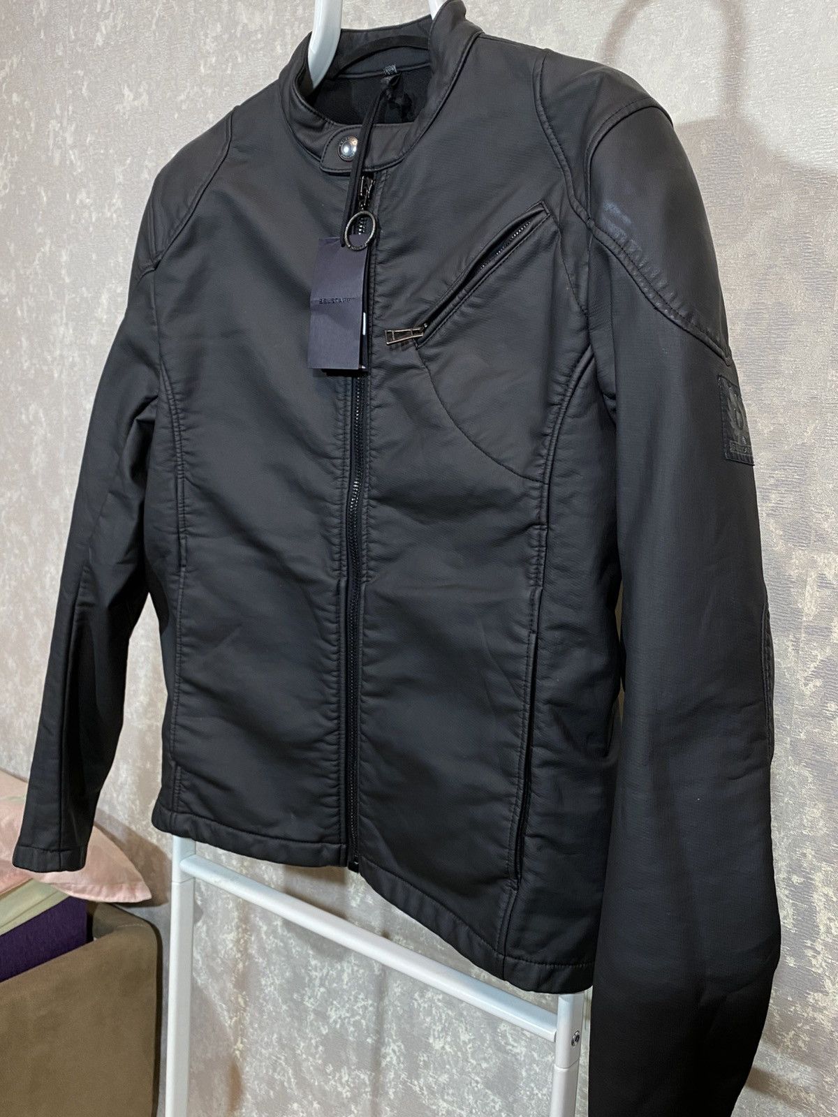 Barbour × Belstaff Belstaff New Black Men Motorcycle Jacket Racing Size US M / EU 48-50 / 2 - 2 Thumbnail