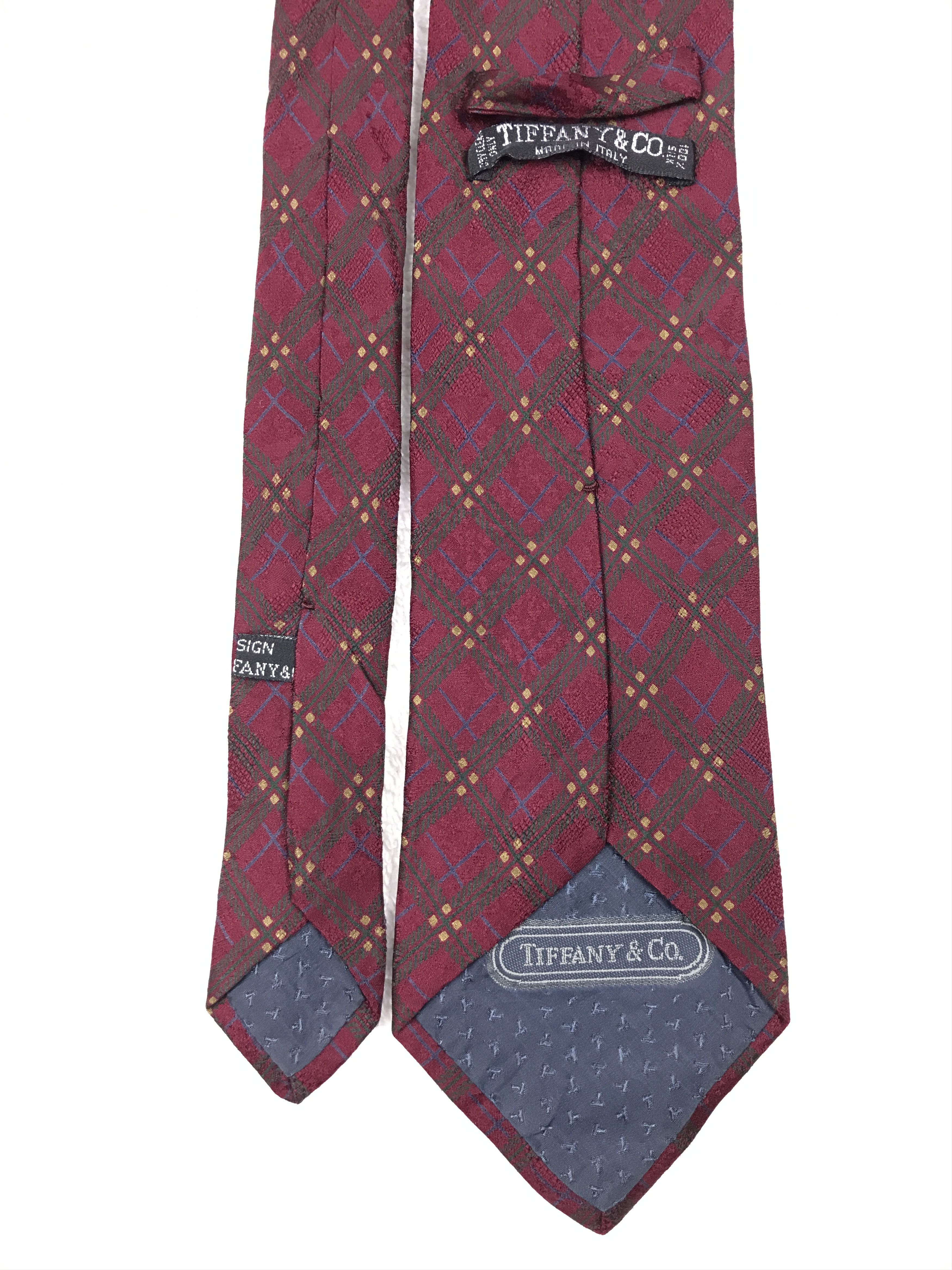 Tiffany & Co. × Vintage Vintage Tiffany & Co Silk Necktie Size ONE SIZE - 4 Thumbnail