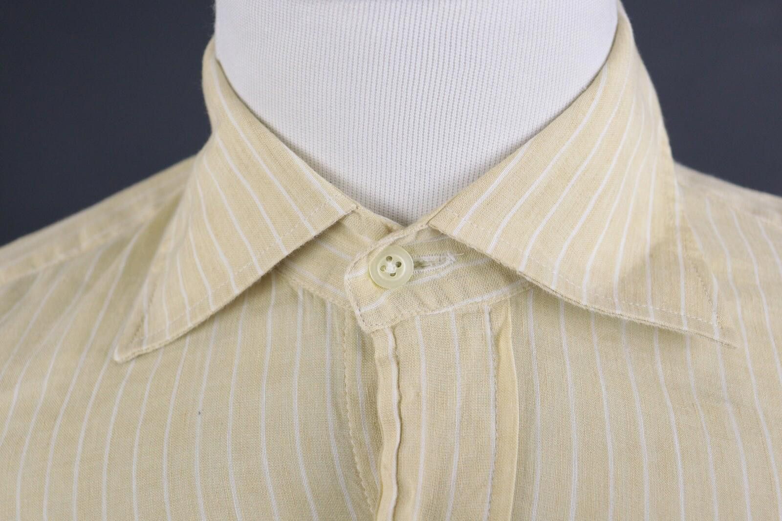 La Martina NWT La Martina Buenos Aires Beige Stripe Shirt Size L Size US L / EU 52-54 / 3 - 5 Thumbnail