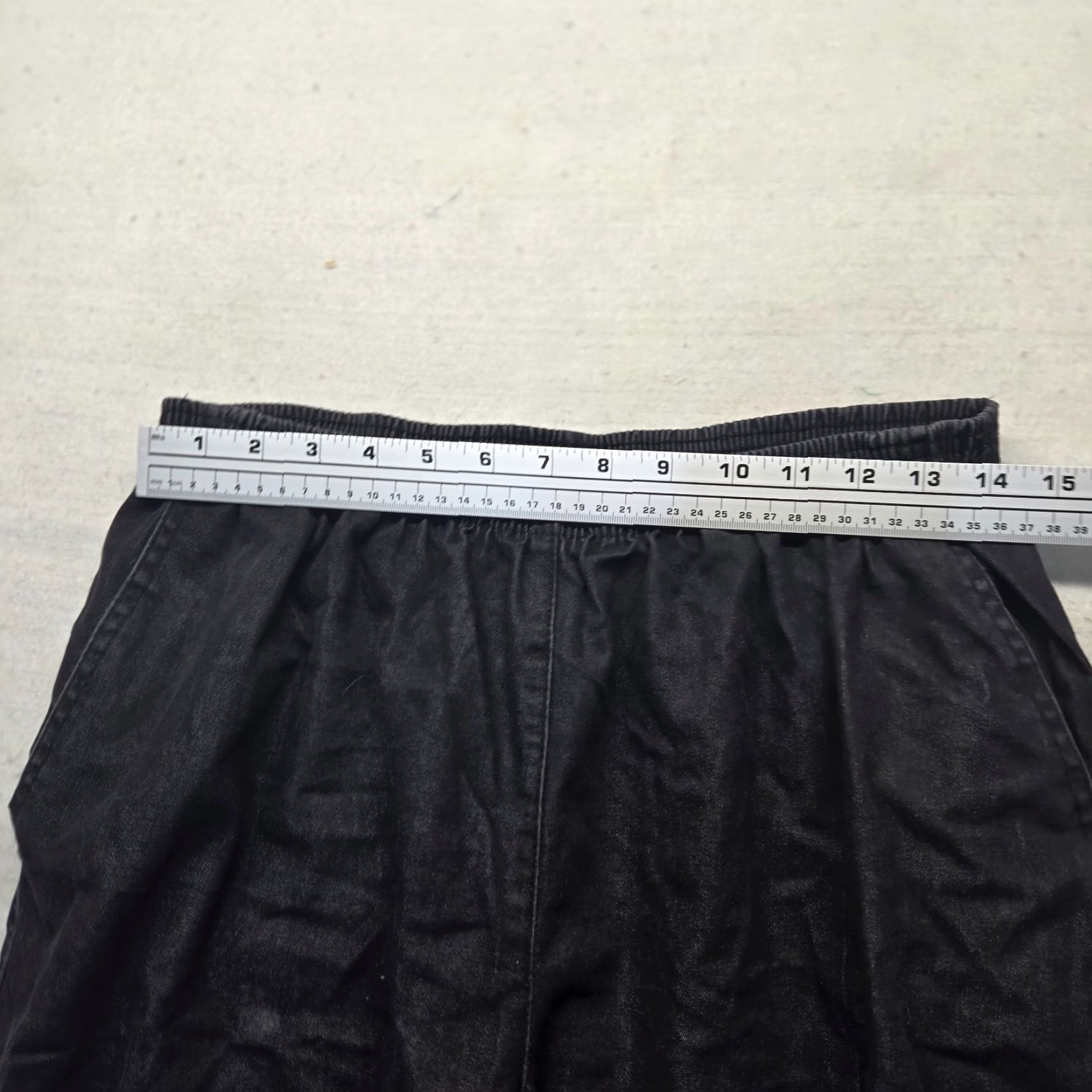Vintage ALFRED DUNNER Women's Casual Stretch Pants Size 16 Black Solid Plush Size 38" / US 16 / IT 52 - 4 Thumbnail