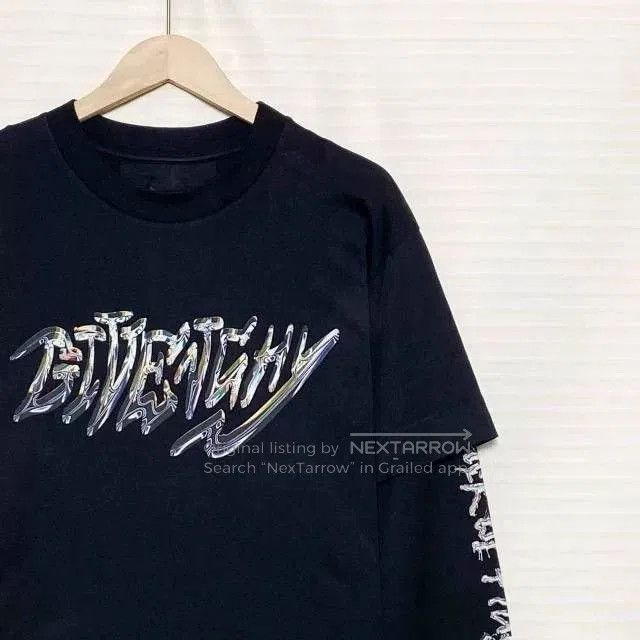 Givenchy Givenchy x BSTROY FW22 Logo Print Layered T-Shirt. Size US M / EU 48-50 / 2 - 3 Thumbnail