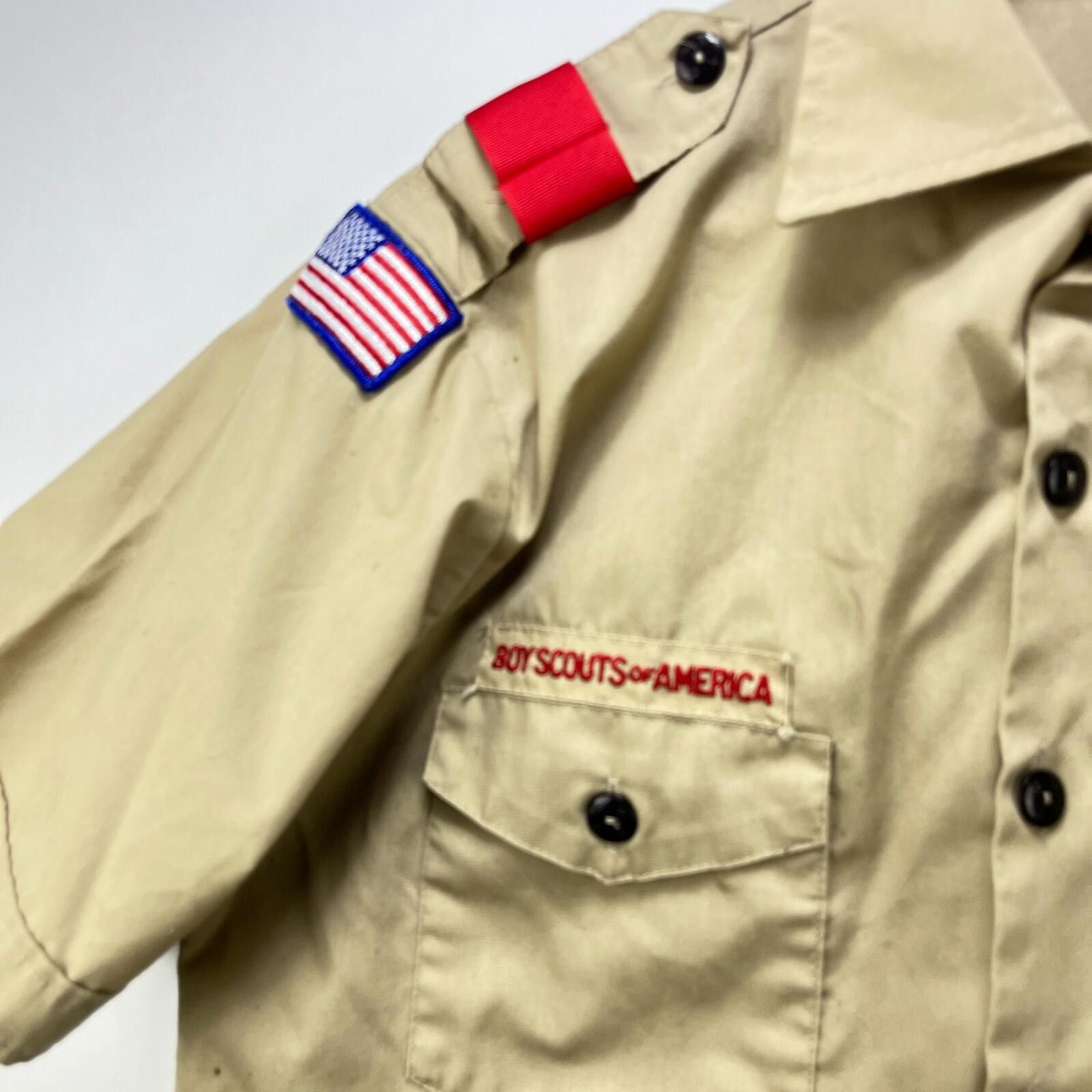 Other Vintage 80s Boy Scouts of America Shirt Youth XL Size ONE SIZE - 3 Thumbnail