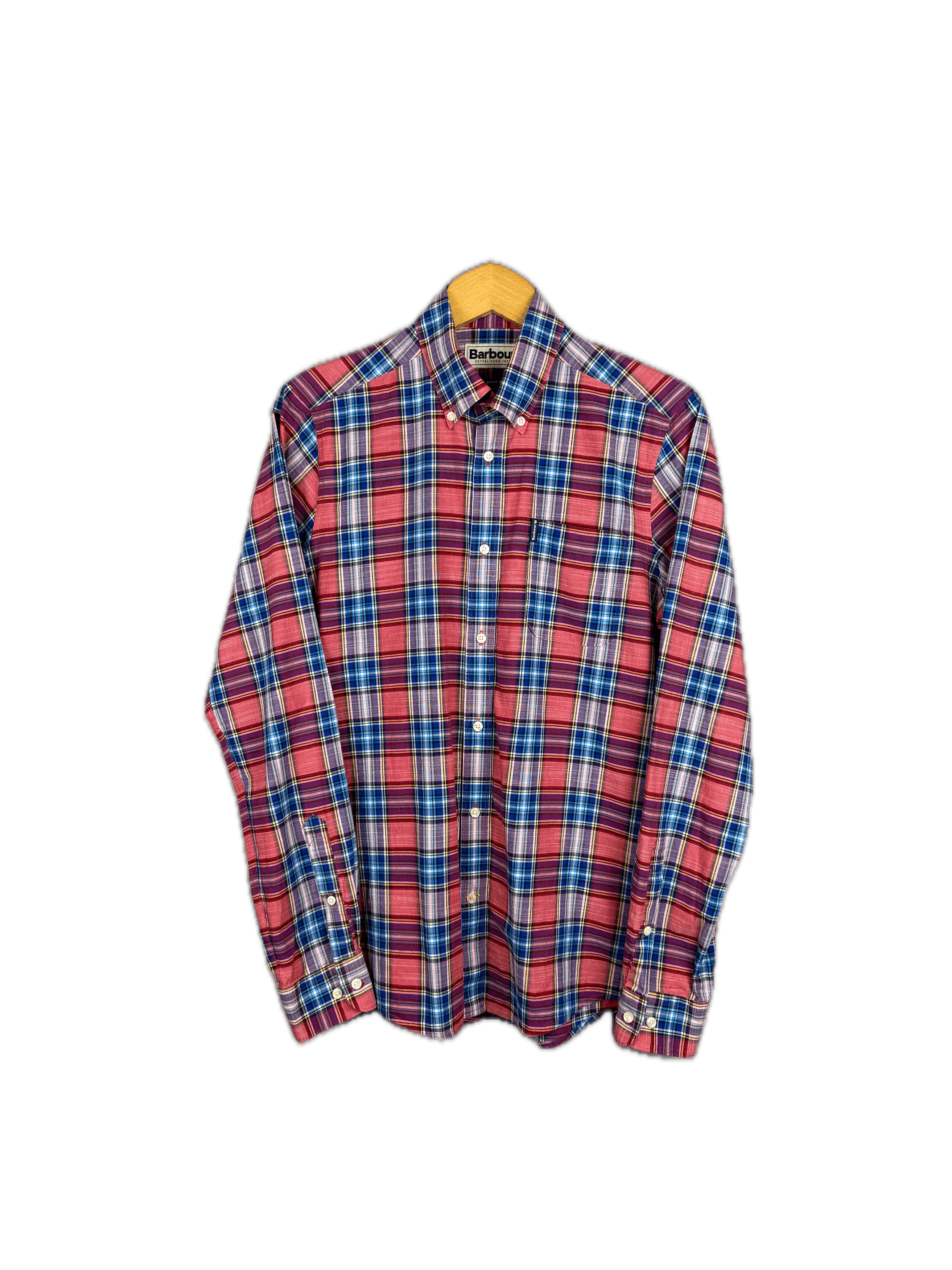 Barbour Barbour Button Down Check Flannel Shirt Multicolor Red Plaid Size US M / EU 48-50 / 2 - 1 Thumbnail