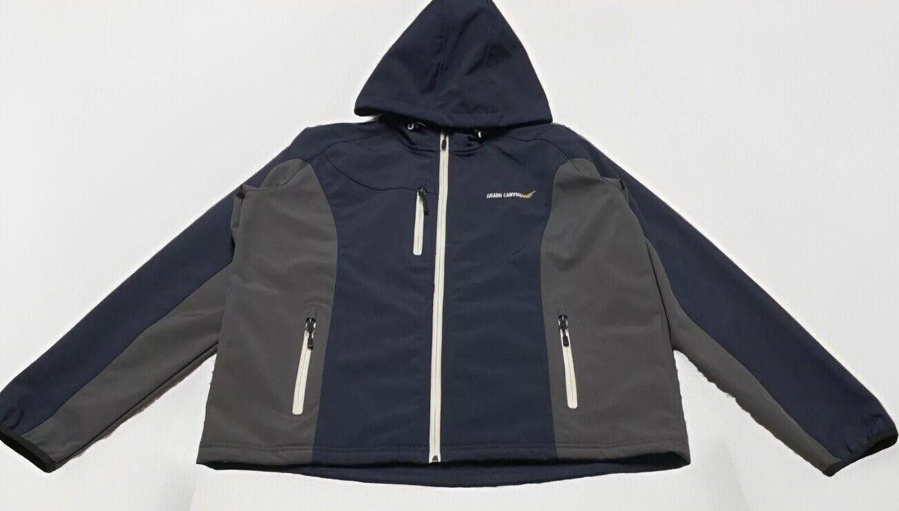 Other Landway Men's Medium Navy/Gray Soft Shell Fleece Golf Jacket Size US M / EU 48-50 / 2 - 11 Thumbnail