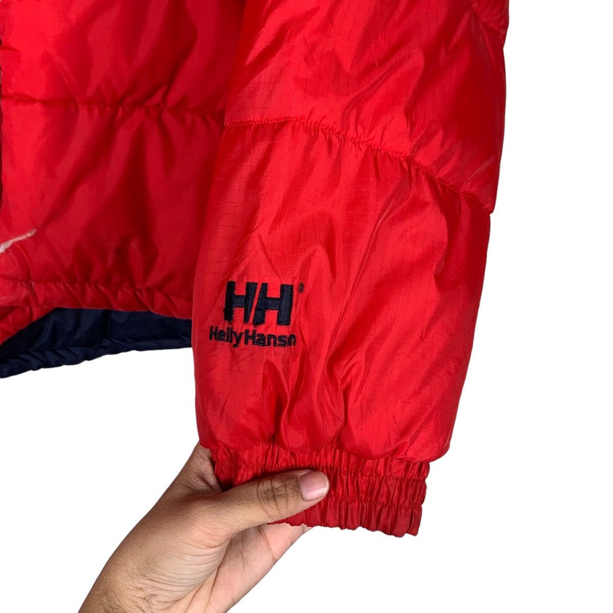 Helly Hansen HELLY HANSEN Big Logo Reversible Puffer Jacket #0536-C25 Size US L / EU 52-54 / 3 - 16 Thumbnail