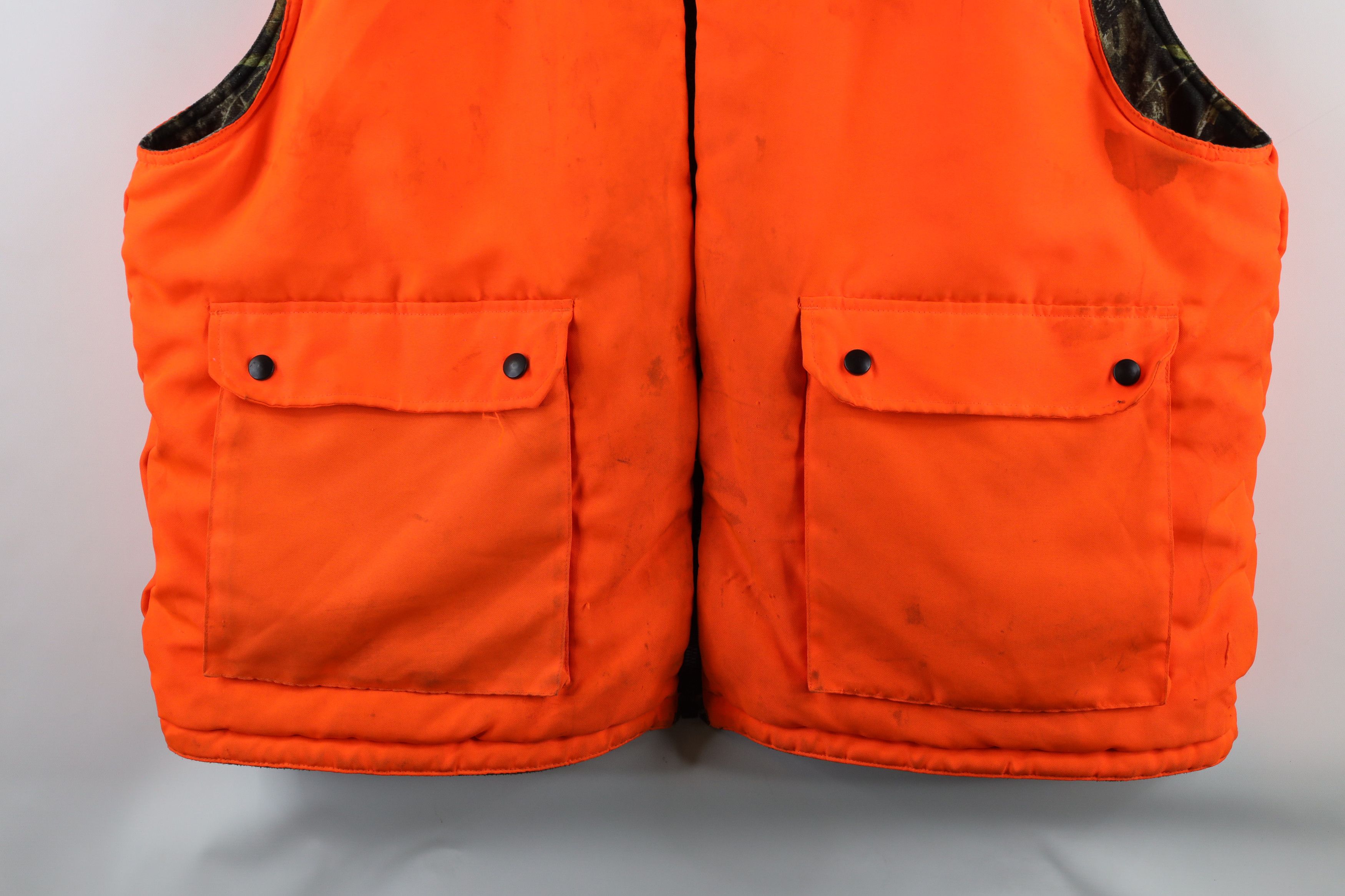 Vintage Vintage 90s Streetwear Reversible Camouflage Puffer Vest Size ONE SIZE - 10 Thumbnail