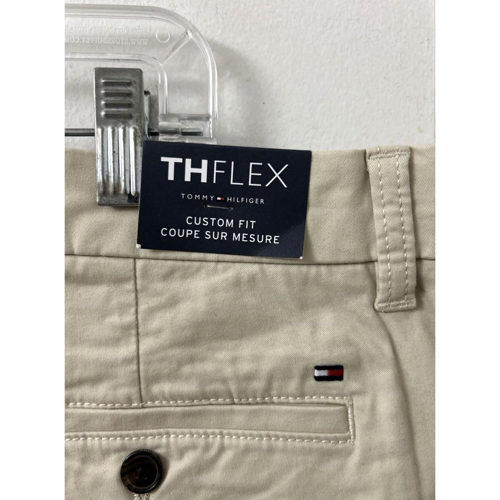 Tommy Hilfiger Tommy Hilfiger Pants Mens 36x30 Tan Chino Khaki THFlex Custom Fit NWT 0 MSRP Size US 36 / EU 52 - 5 Thumbnail