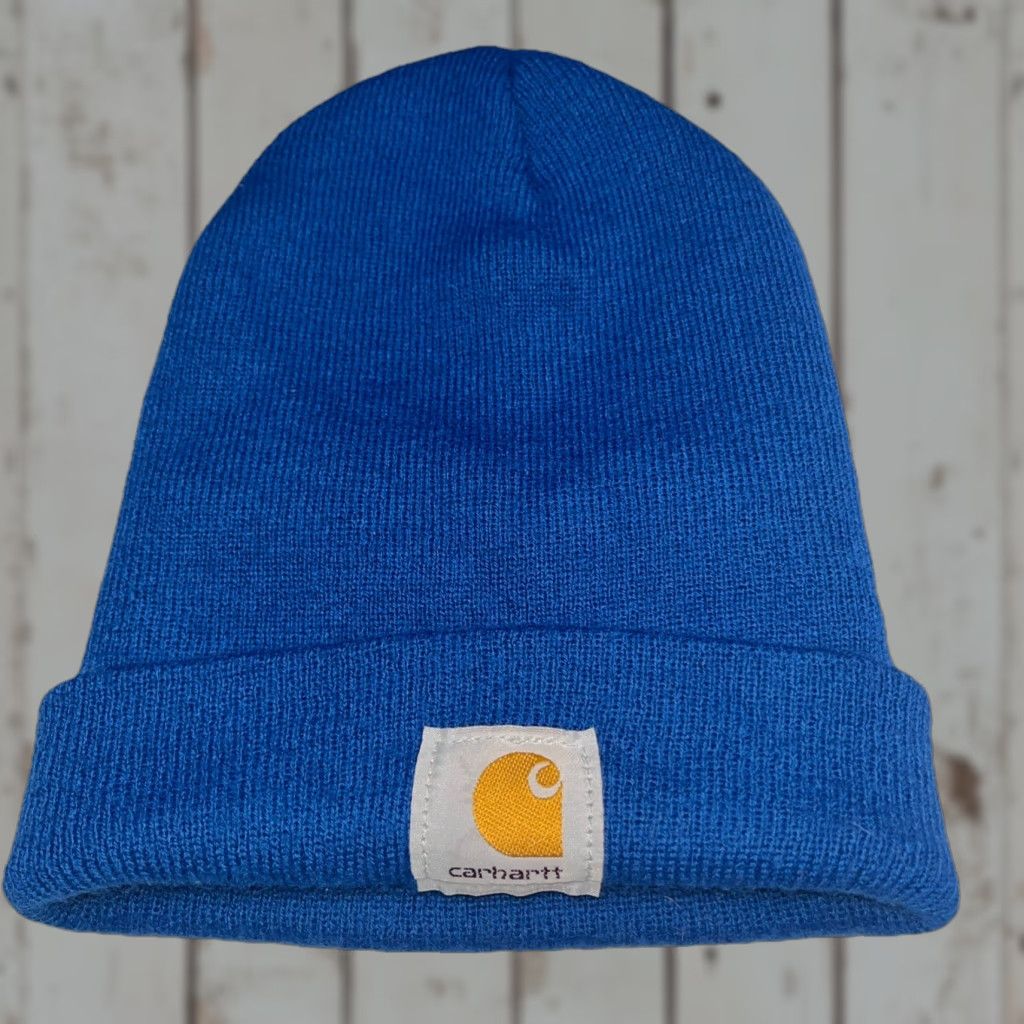 Carhartt Carhartt Beanie Adult One Size Upper Michigan Patch Royal Blue Knit Hat Size ONE SIZE - 1 Thumbnail