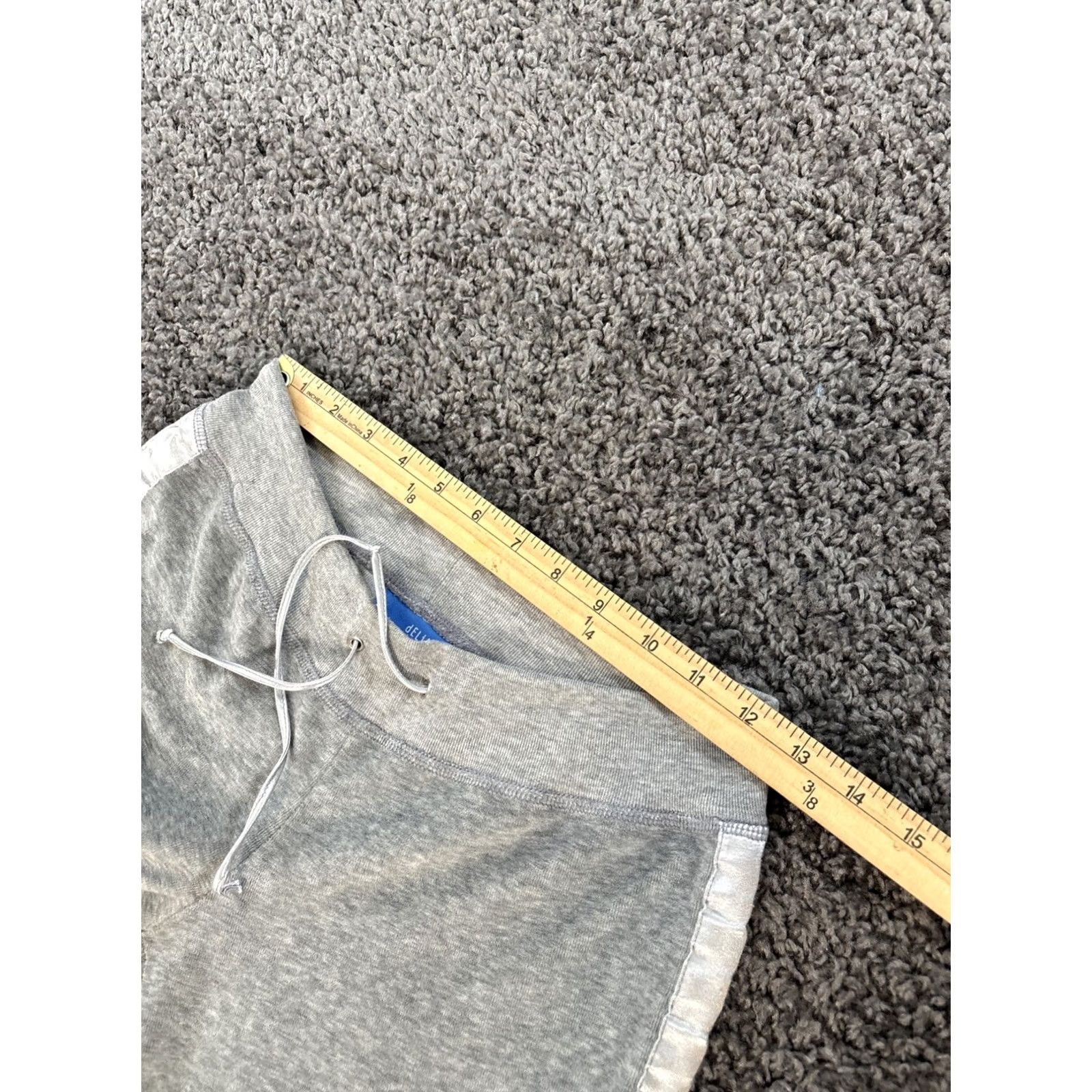 Velvet Delias Pants Womens XS Gray Velvet Wide-Leg Bell Bottom 90s Comfort Easy Care Regular Womens Size 26" / US 2 / IT 38 - 4 Thumbnail