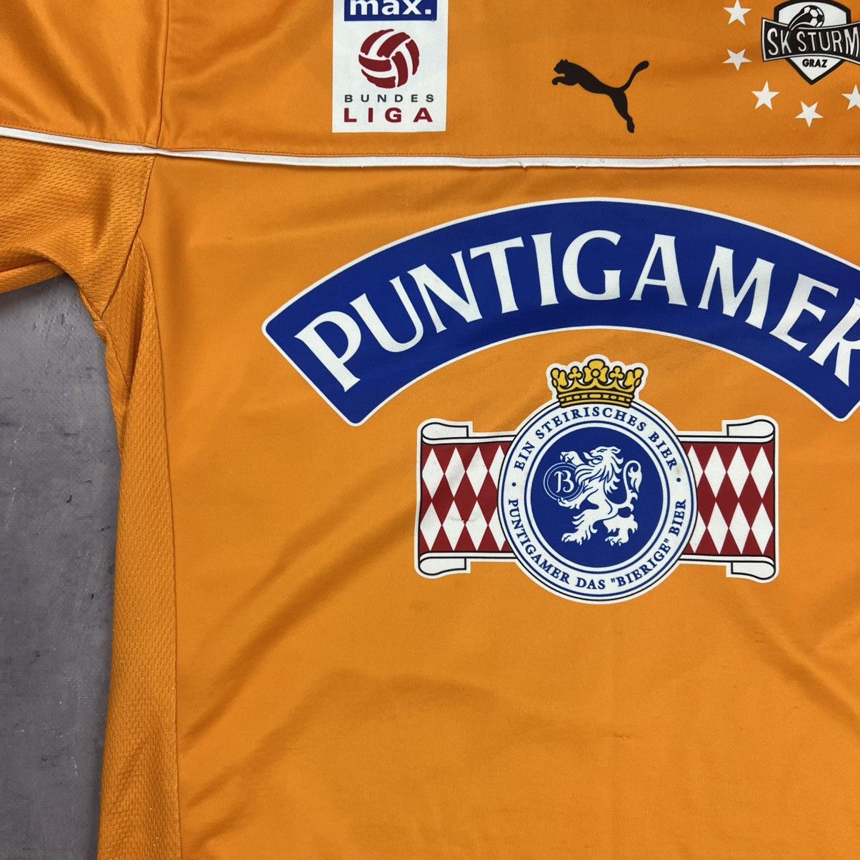 Puma Rare! SK Sturm Graz Away Soccer Jersey Shirt 00s Vintage Size US M / EU 48-50 / 2 - 8 Thumbnail