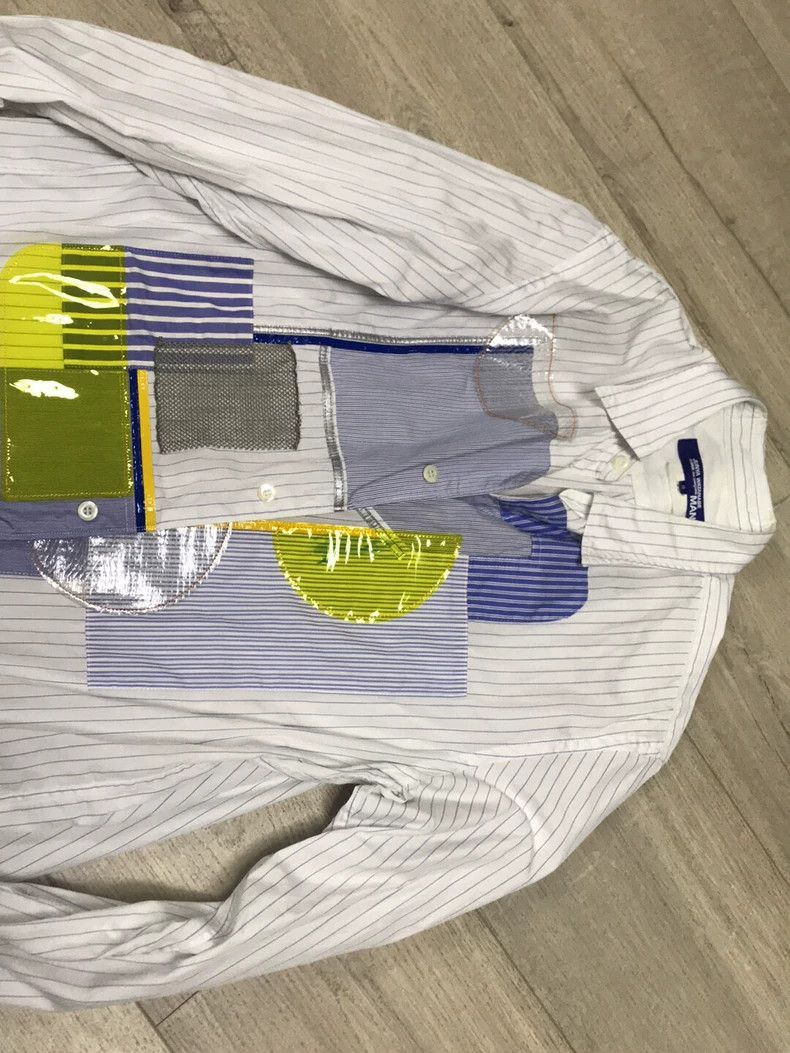 Junya Watanabe Junya Watanabe Spliced Design Shirt Size US S / EU 44-46 / 1 - 8 Thumbnail