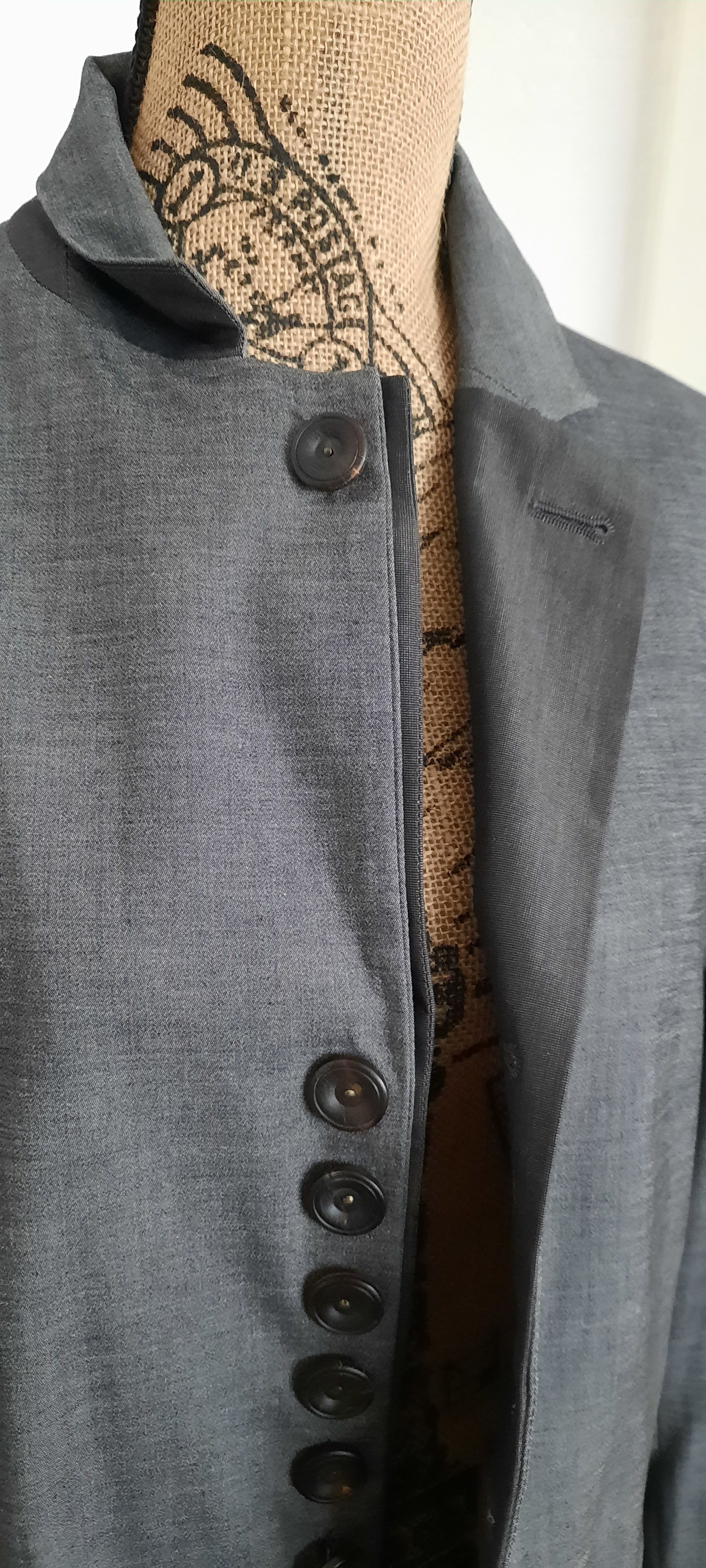 John Varvatos JOHN VARVARTOS Men's Blazer Jacket Multibutton Grey 50 (IT) Size 50R - 8 Thumbnail