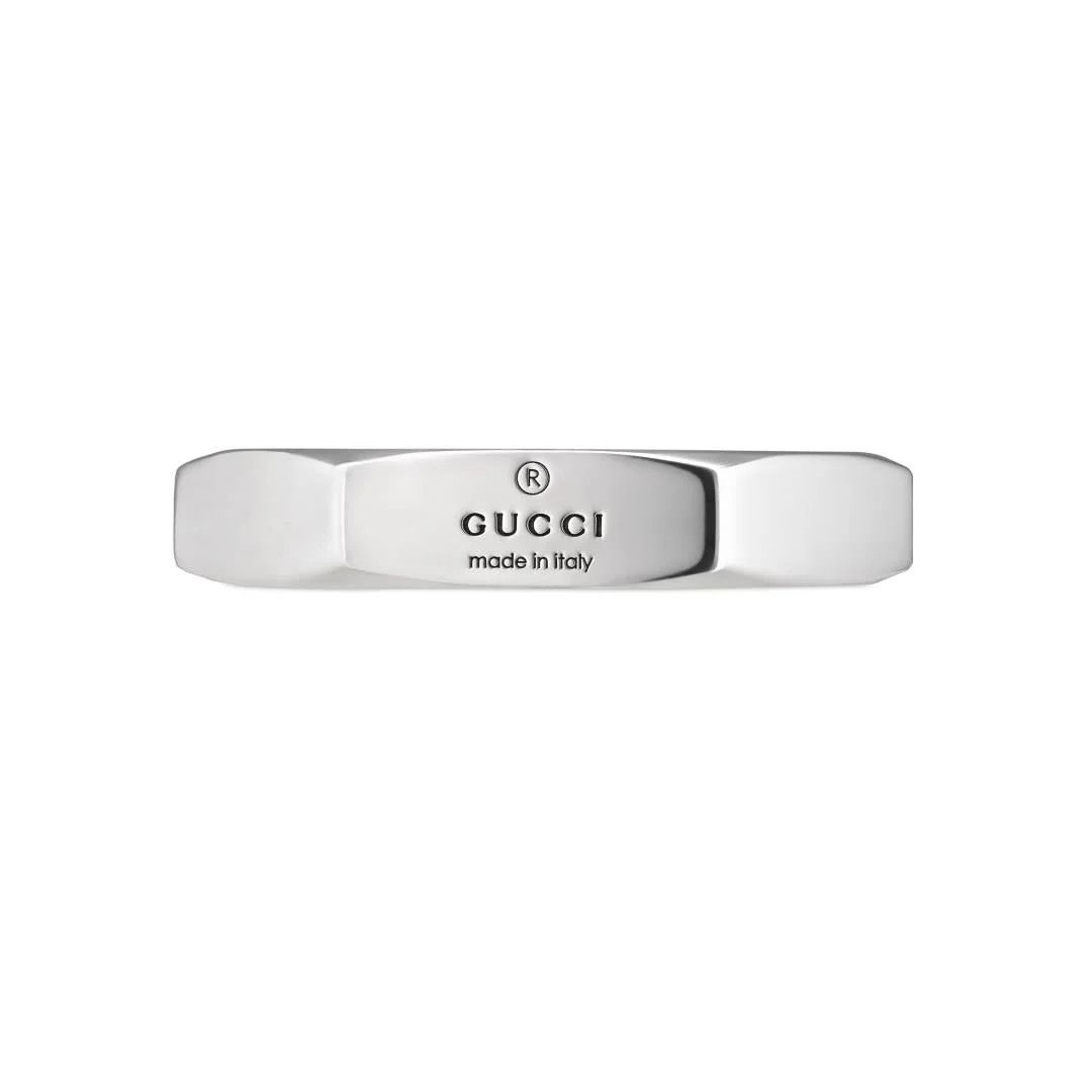 Gucci oc11z0126 Size: 12 / Trademark Shaped Ring In Silver Size ONE SIZE - 1 Thumbnail