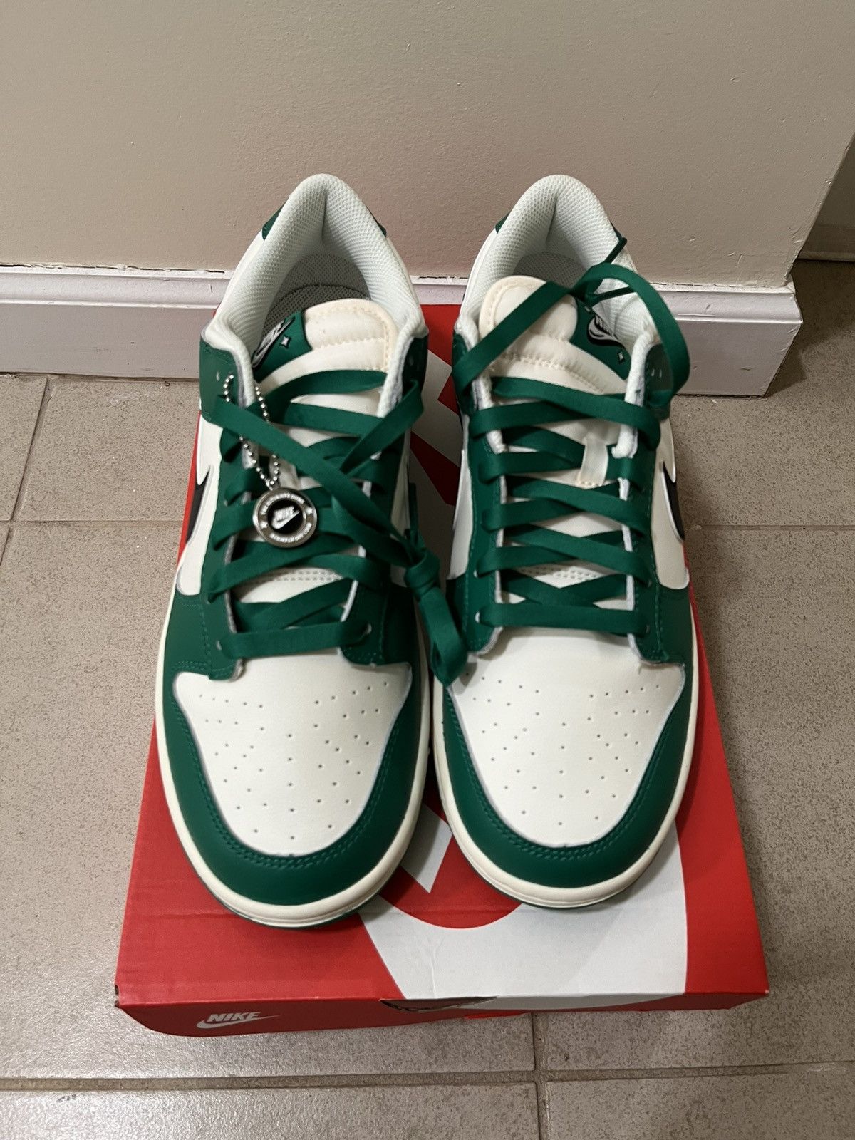 Nike Nike dunk low lottery pack malachite green Size US 10.5 / EU 43-44 - 5 Thumbnail