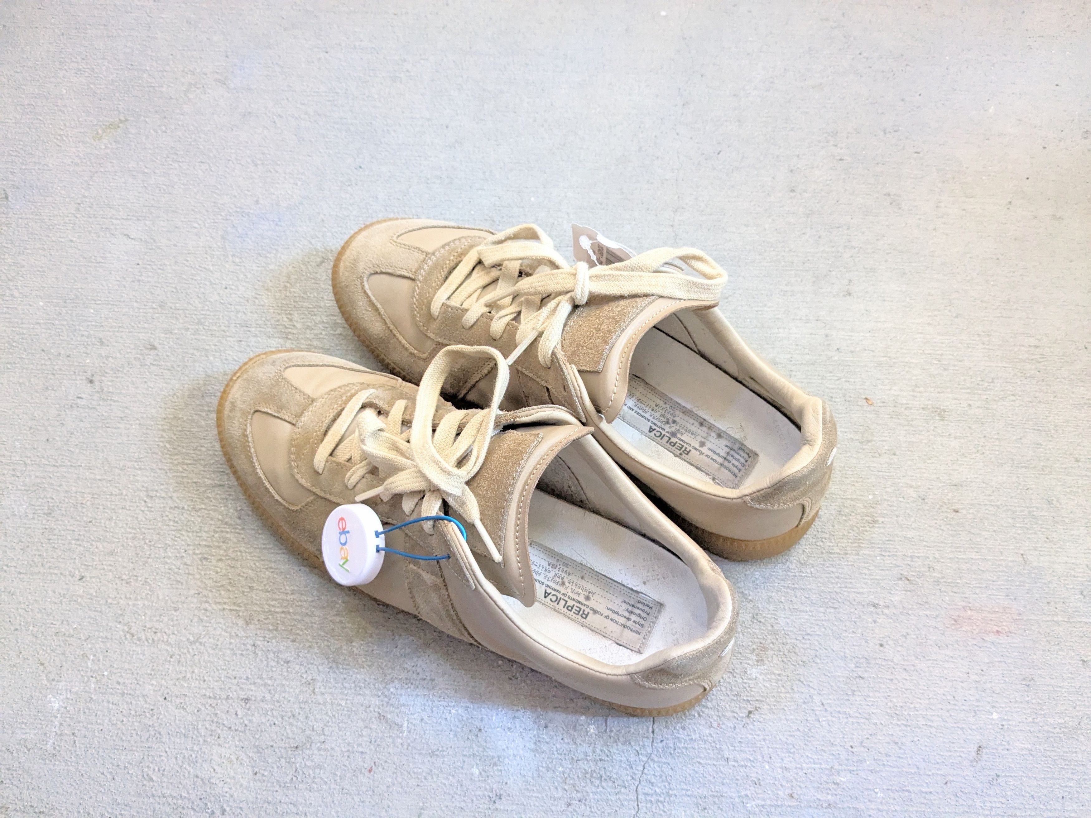 Maison Margiela Maison Margiela GAT Replica Tan 7 40 Suede Leather Size US 7 / EU 40 - 14 Thumbnail
