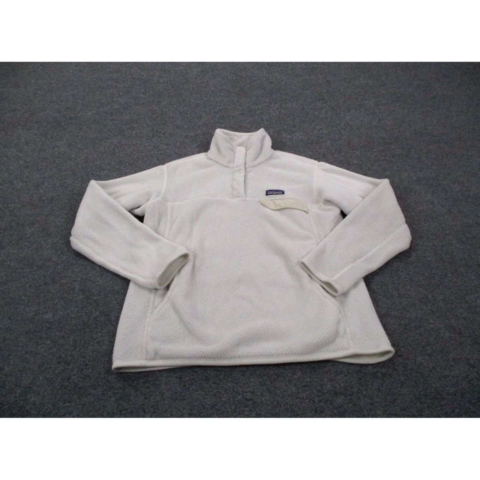 Patagonia Patagonia Jacket Womens L White Snap Fleece Outdoor Hiking Windbreaker 25442 Womens L White Patagonia Jacket Outdoor Windbreaker Fleece Snap Size L / US 10 / IT 46 - 2 Thumbnail