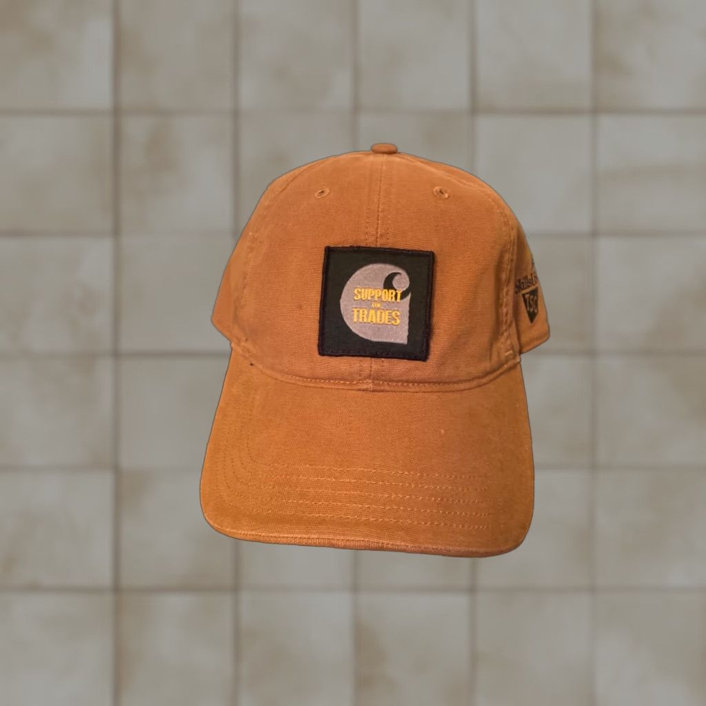 Carhartt Carhartt Support The Trades TSC Skills USA Adjustable Brown Canvas Hat Cap New Size ONE SIZE - 1 Thumbnail