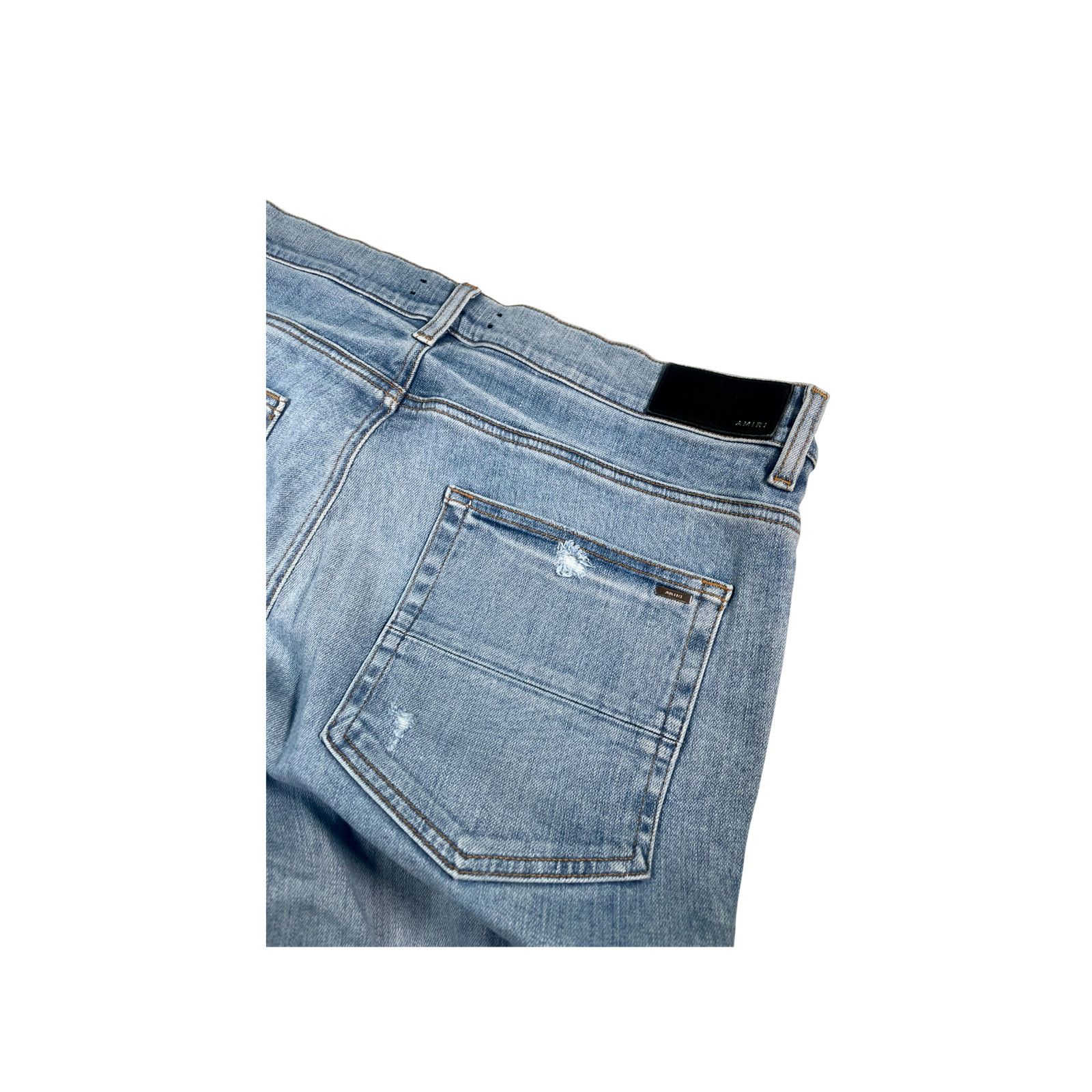 Amiri Amiri Paint Drip Light Wash Jeans Size US 38 / EU 54 - 5 Thumbnail