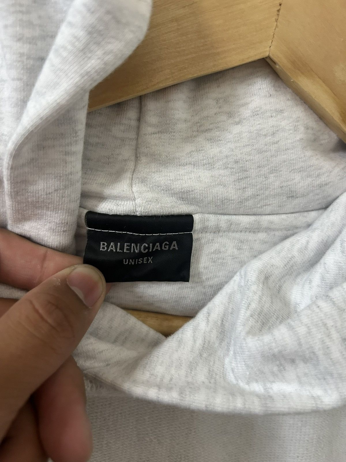 Balenciaga Balnciaga Inside out logo Hoodie Size US L / EU 52-54 / 3 - 4 Thumbnail