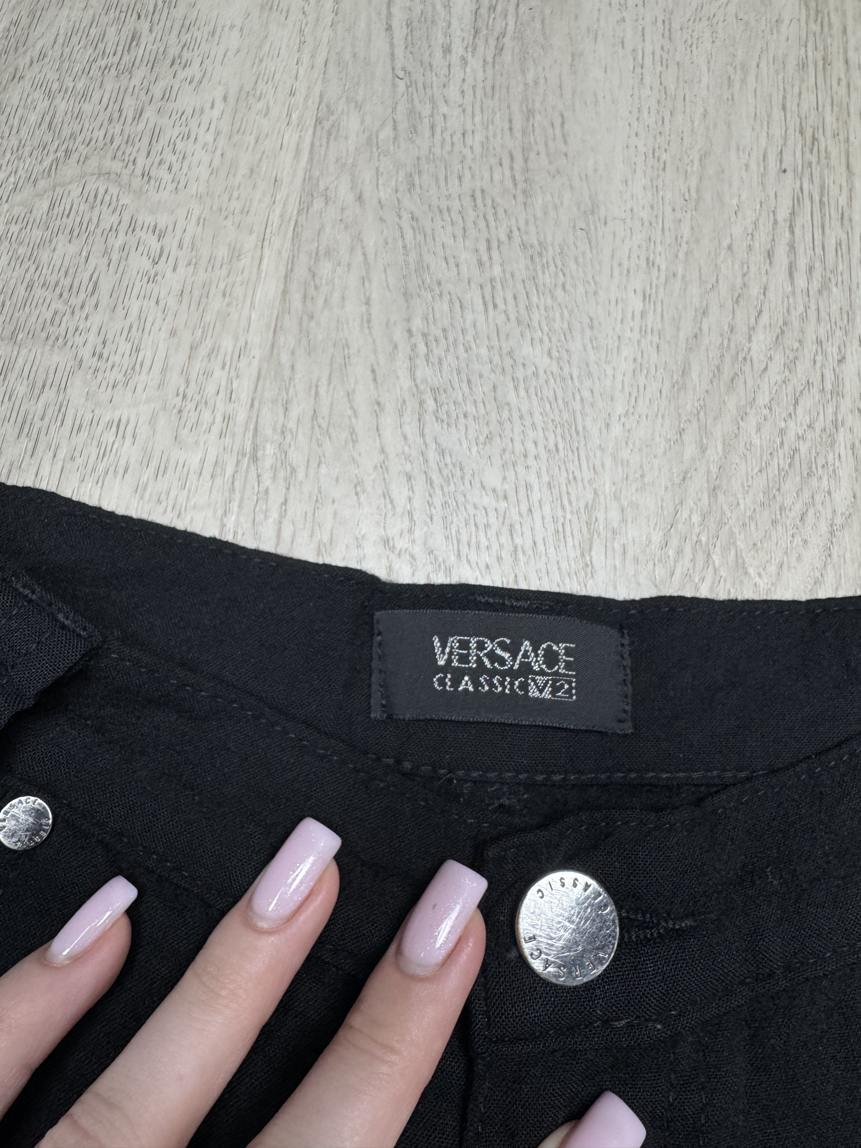 Versace Versace Classic V2 Vintage Mens Wool Pants Size US 32 / EU 48 - 3 Thumbnail