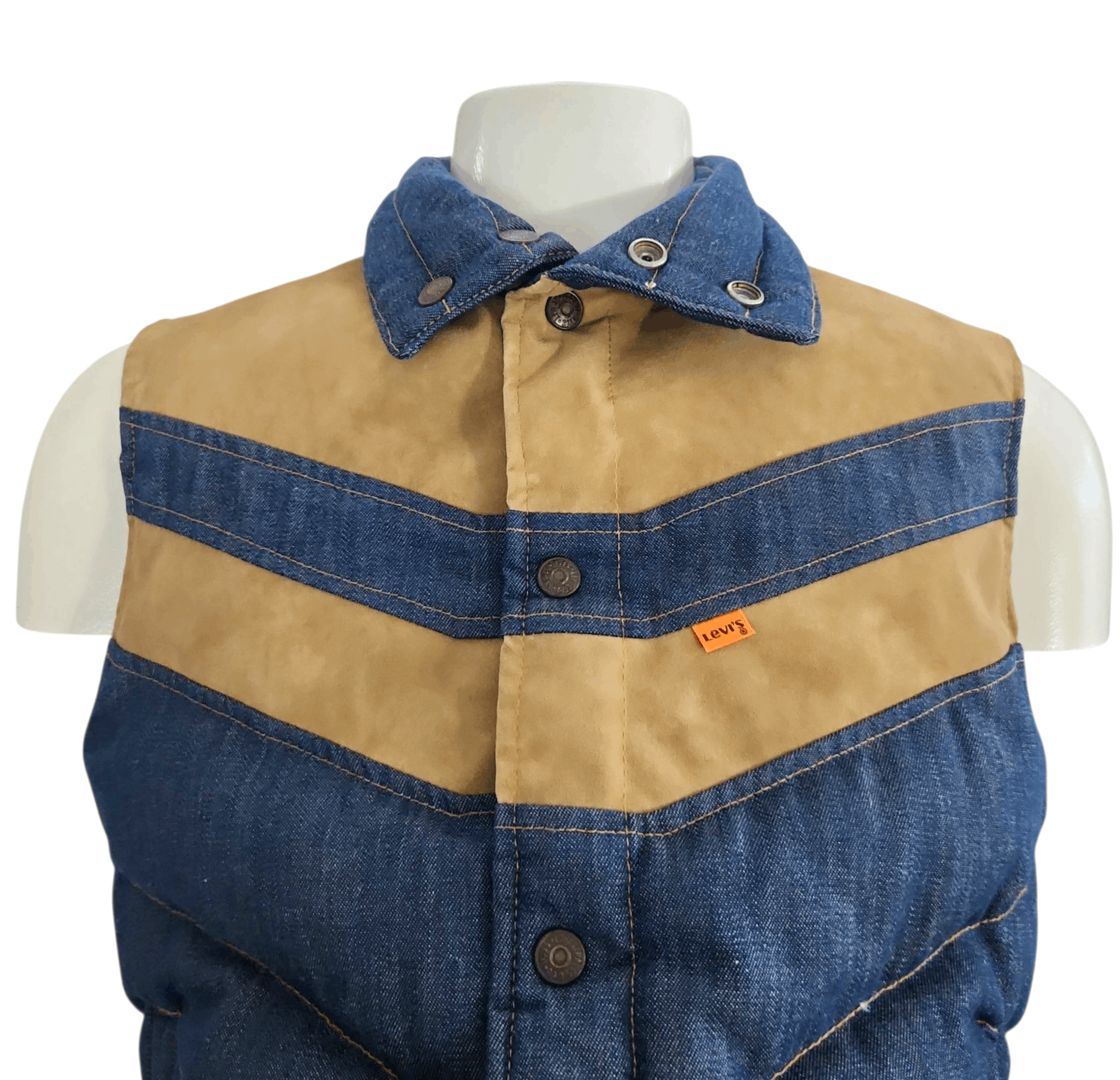 Levi's Levi's Ski True 70s Vintage Vest Chevron Goose Orange Tab Size US S / EU 44-46 / 1 - 2 Thumbnail