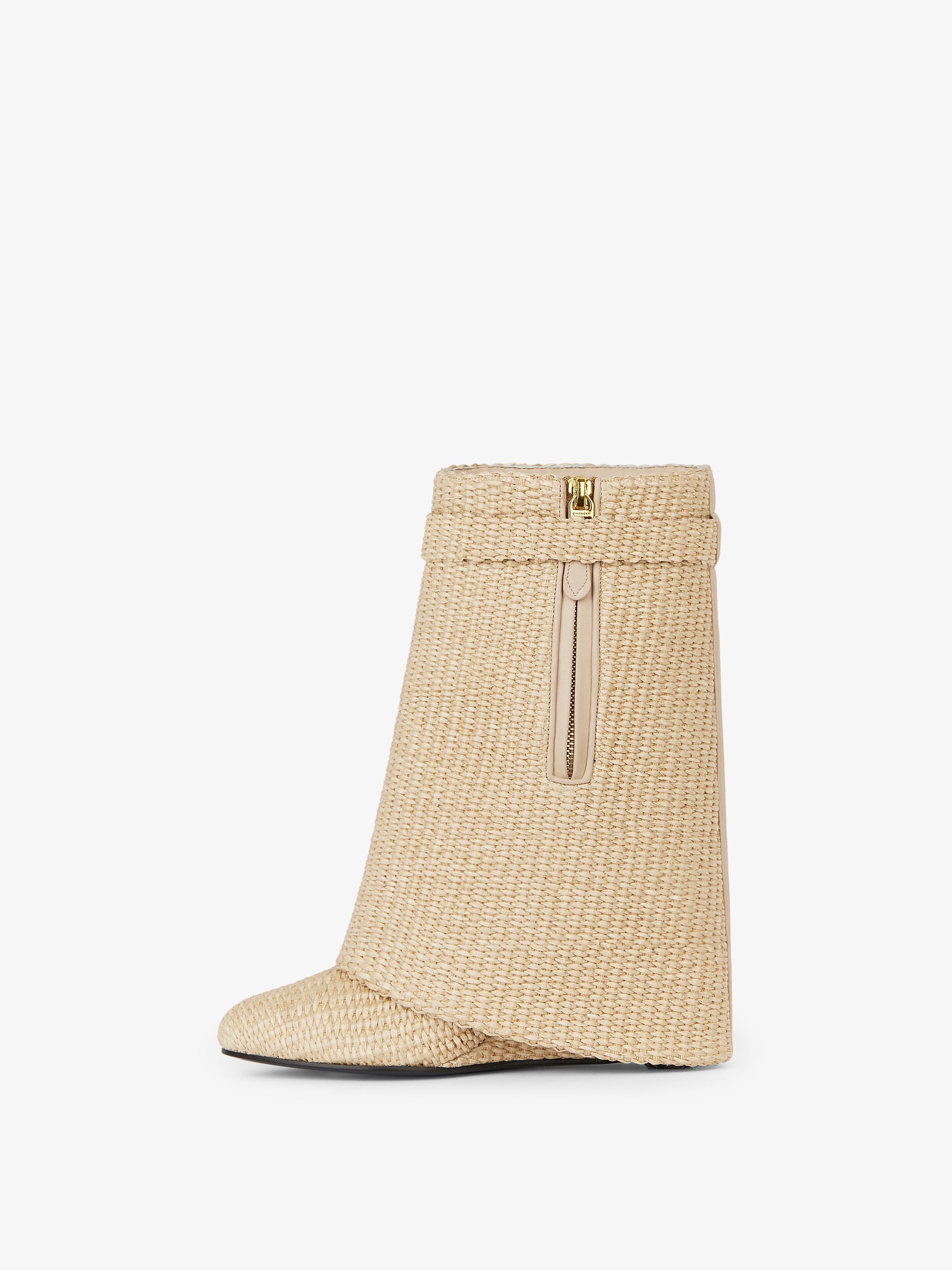 Givenchy o1srvl11e0525 Shark Lock Ankle Boots 90mm in Beige Size US 10 / IT 40 - 4 Thumbnail