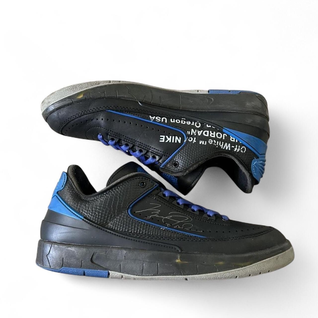 Off-White Air Jordan Retro Black Varsity Royal Size