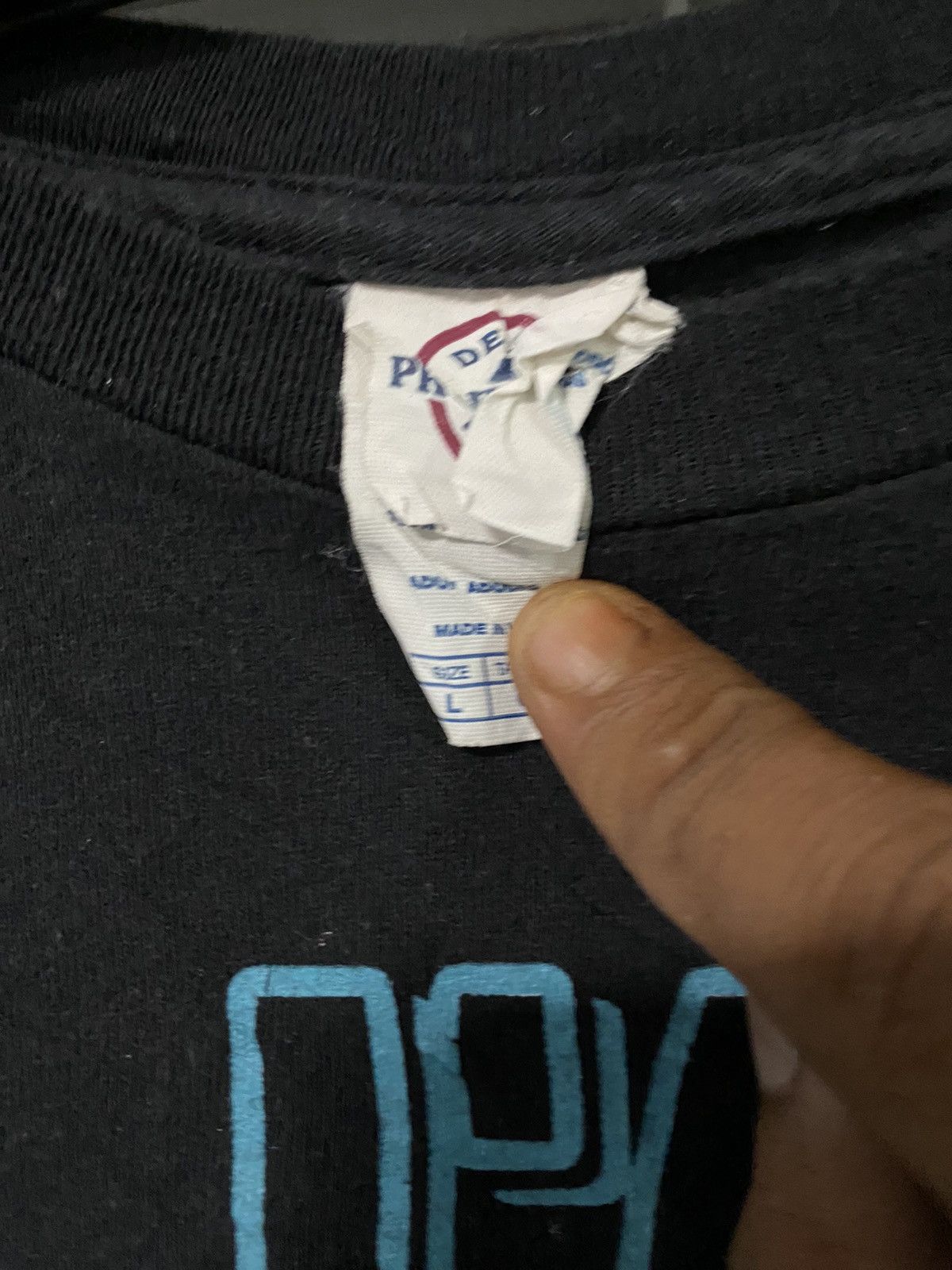 Delta Slogan shirt2000s Size US S / EU 44-46 / 1 - 4 Thumbnail
