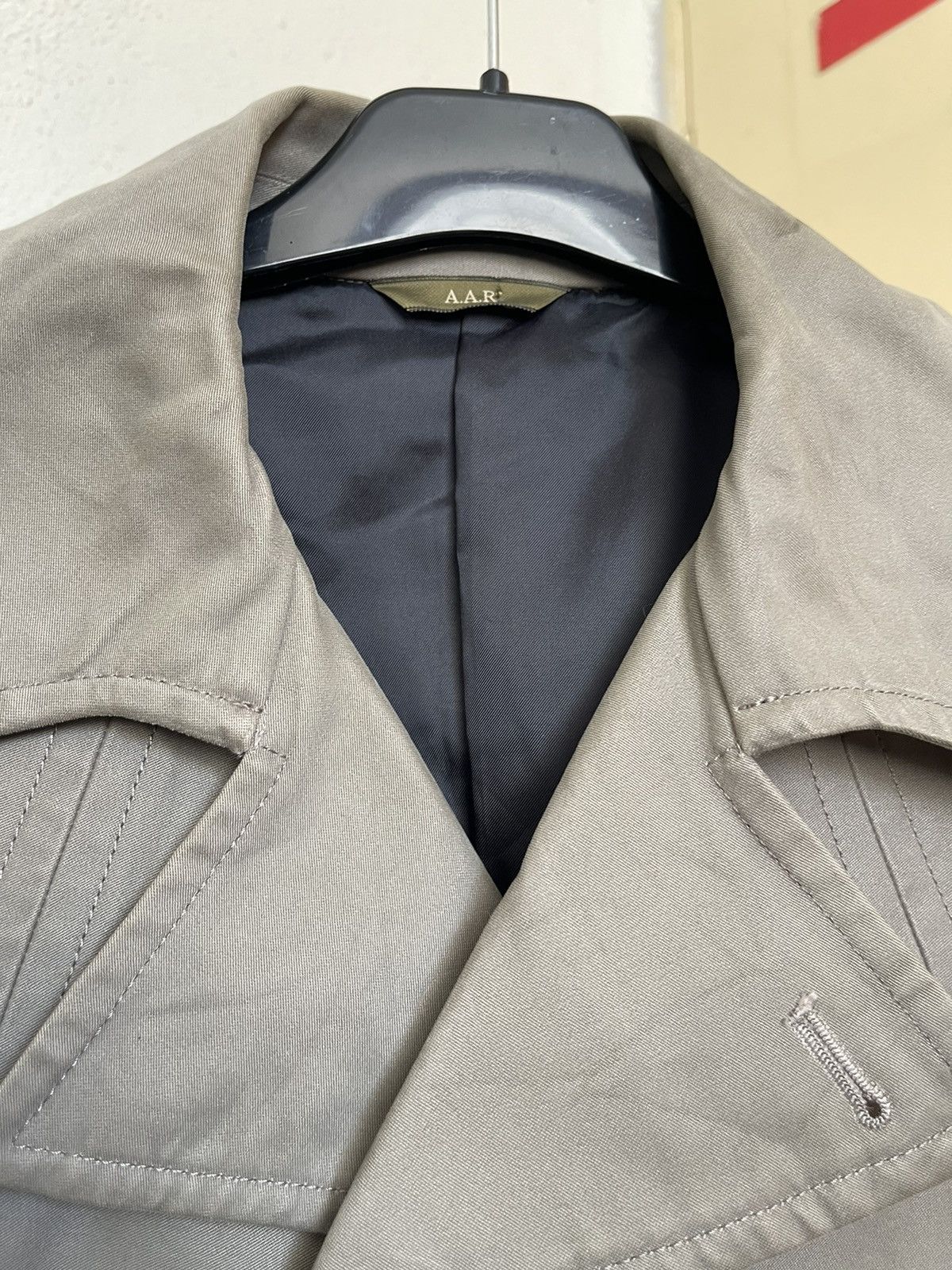 Yohji Yamamoto AAR Yohji Yamamoto Single Breasted Short Trench Coat Size US M / EU 48-50 / 2 - 5 Thumbnail