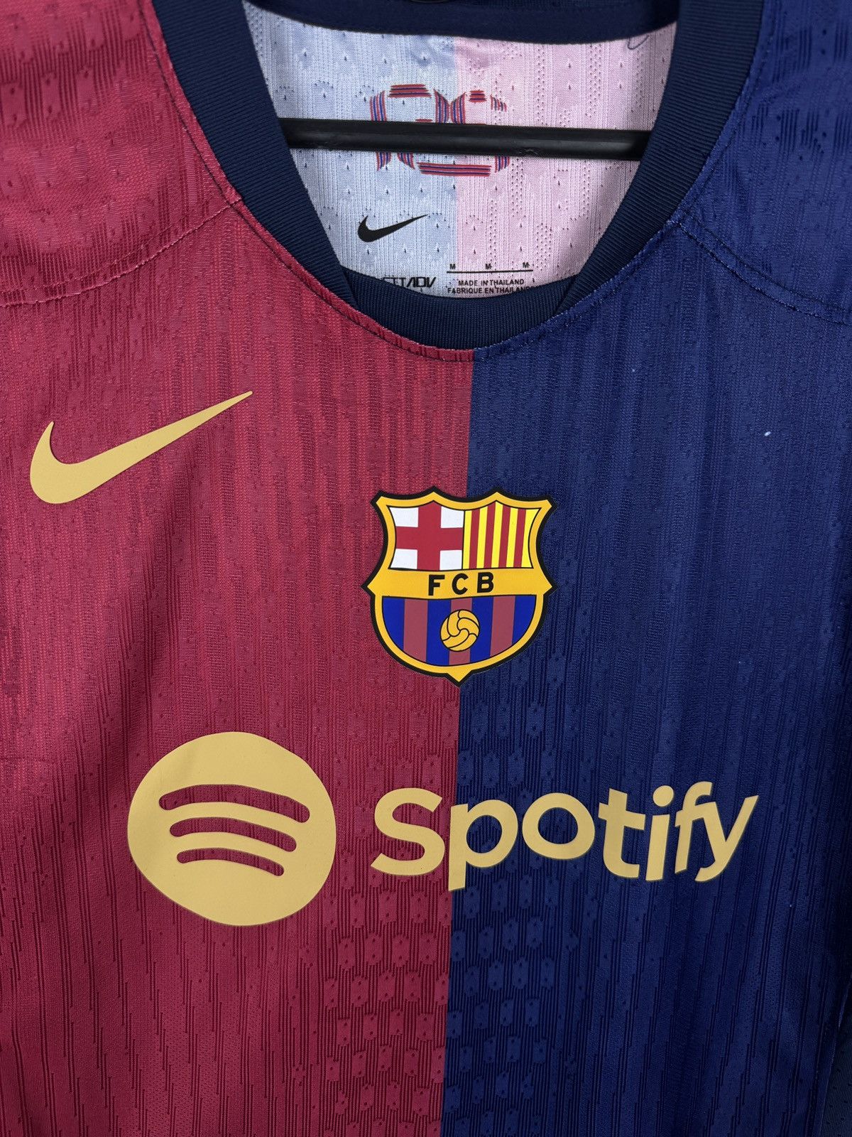 Nike Mens Nike FC Barcelona soccer jersey T-shirt tee training Size US M / EU 48-50 / 2 - 9 Thumbnail