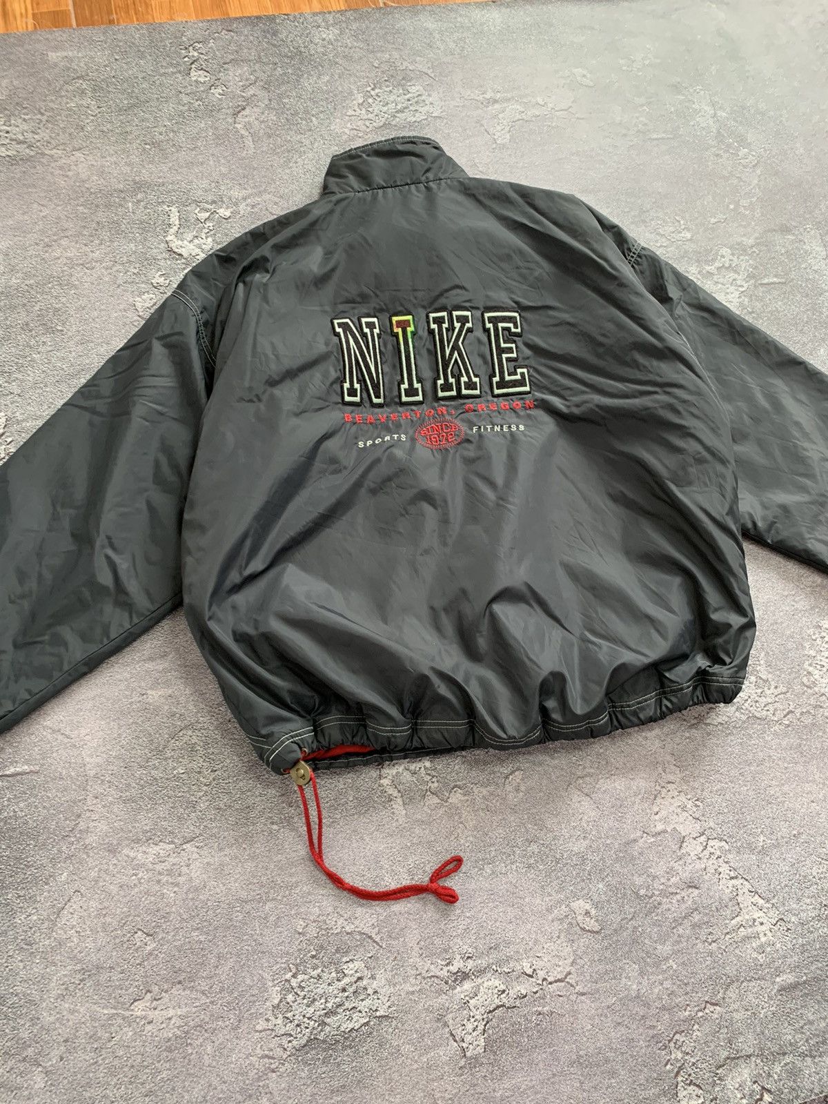 Nike × Vintage Vintage 90’s Nike Oregon Big Logo Anorak Jacket Baggy Fit XL Size US XL / EU 56 / 4 - 1 Thumbnail