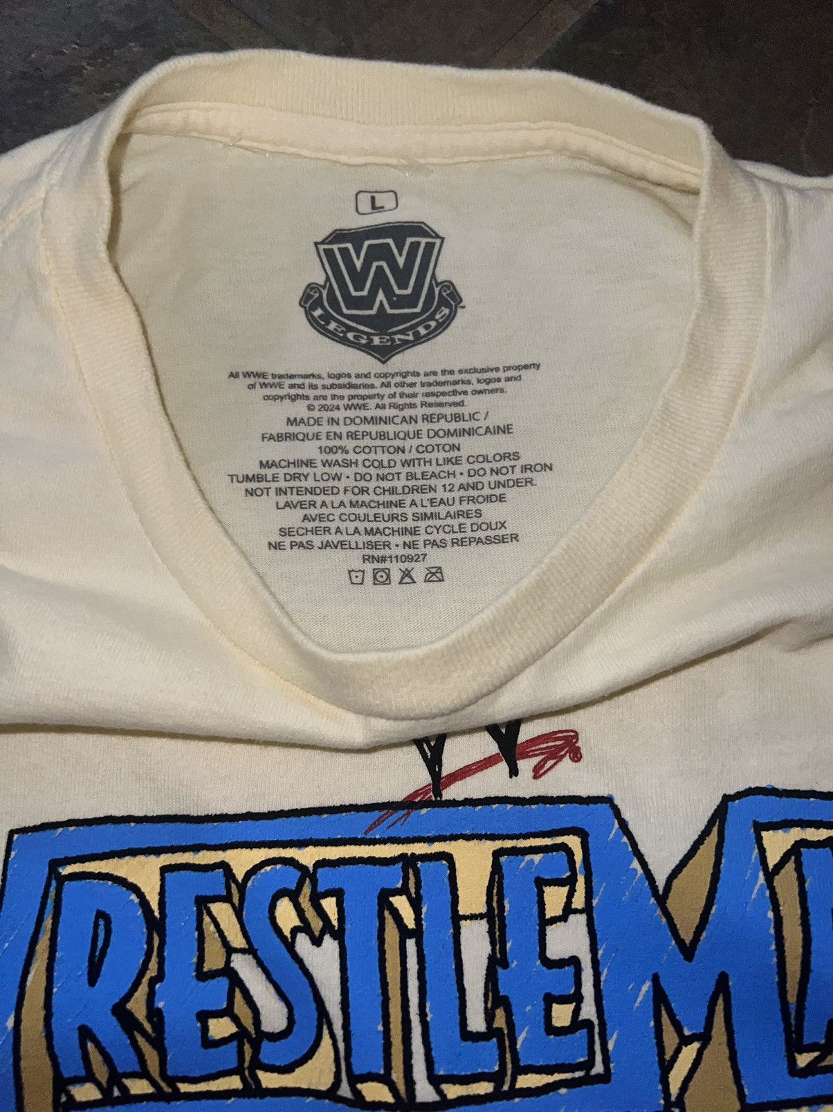 WWE WWE WRESTLEMANIA X SEVEN T-SHIRT Size US L / EU 52-54 / 3 - 12 Thumbnail