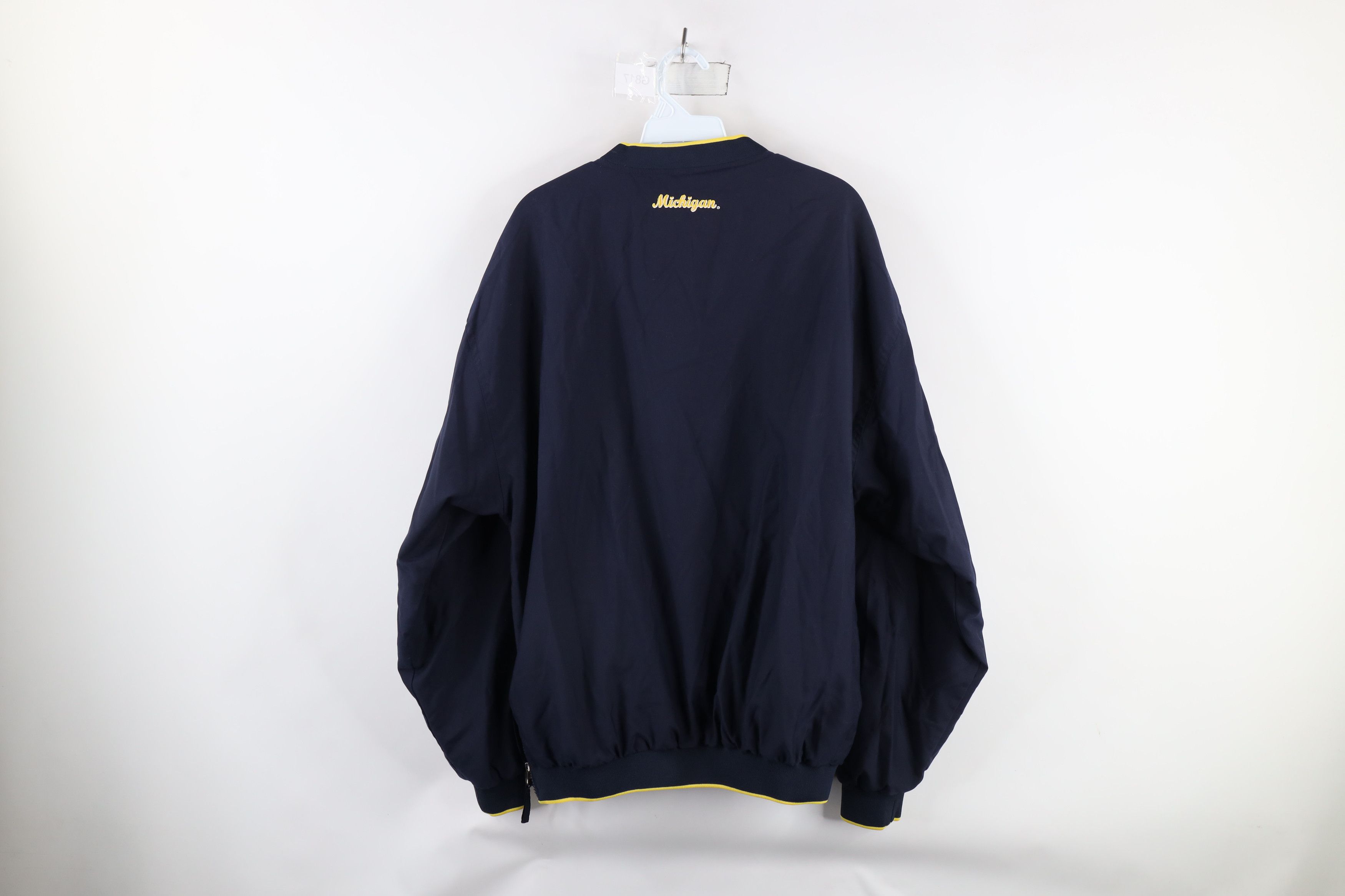 Vintage Vintage 90s Out University of Michigan Pullover Jacket Blue Size US M / EU 48-50 / 2 - 12 Thumbnail