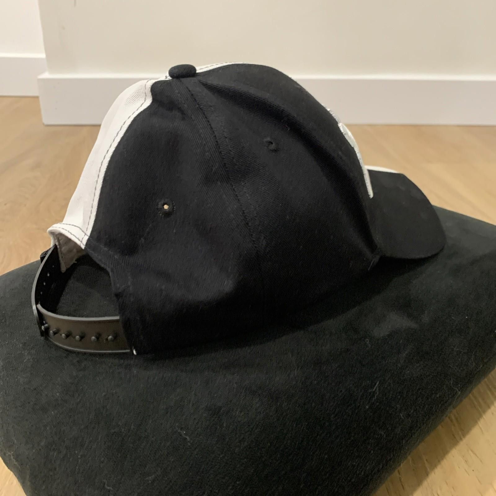 Urban Outfitters URBN IDNTY Snapback Hat Black White Gothic Streetwear Cap Size ONE SIZE - 6 Thumbnail