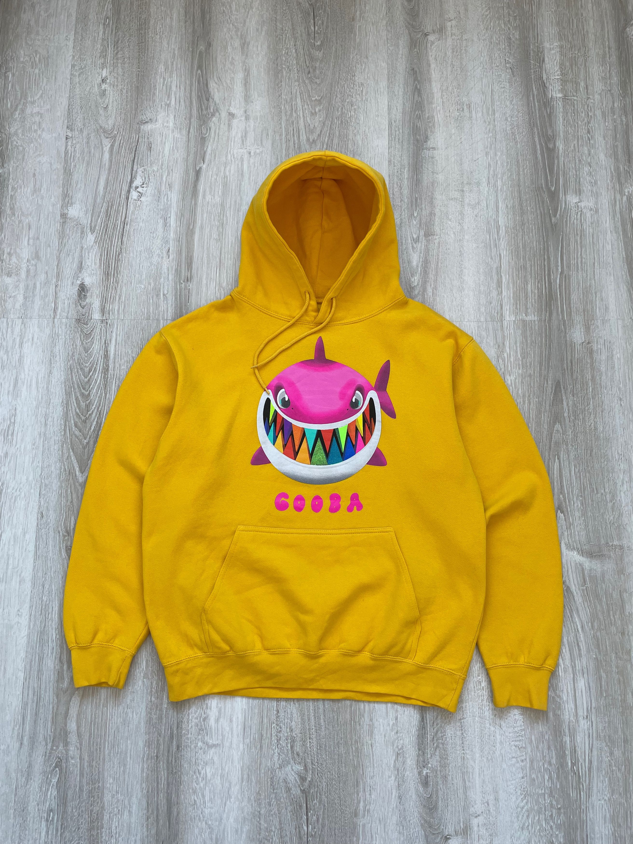 Japanese Brand 6ix9ine Gooba Shark Hoodie Rainbow Pattern With Pocket Size US M / EU 48-50 / 2 - 1 Thumbnail