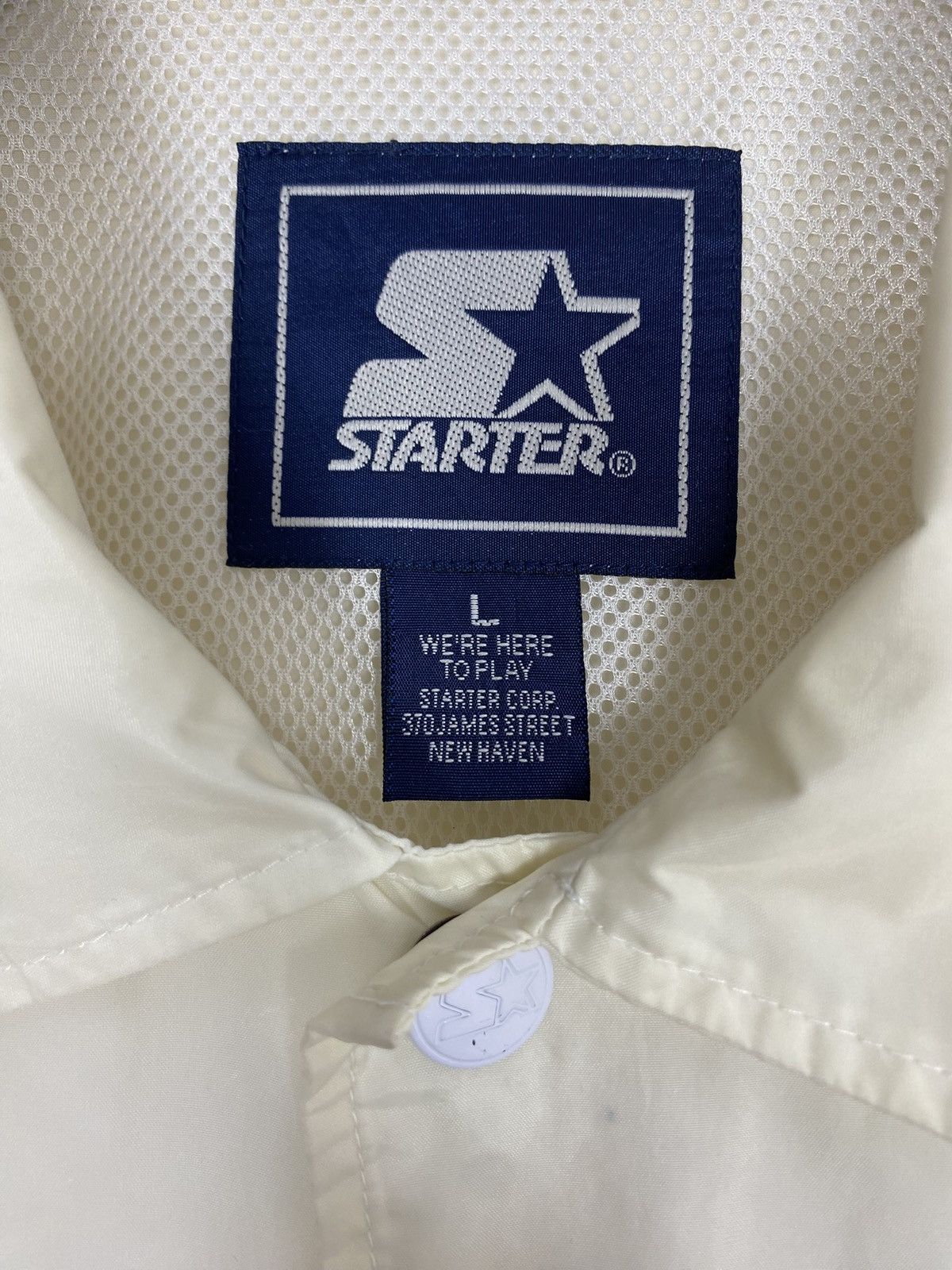 Starter Rare‼️ Vintage Starter Light Jacket Big Logo Size US L / EU 52-54 / 3 - 3 Thumbnail