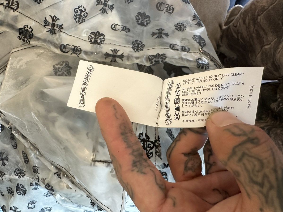 Chrome Hearts CHROME HEARTS RARE!! CLEAR SEE THROUGH COACHES JACKET M L Size US M / EU 48-50 / 2 - 12 Thumbnail