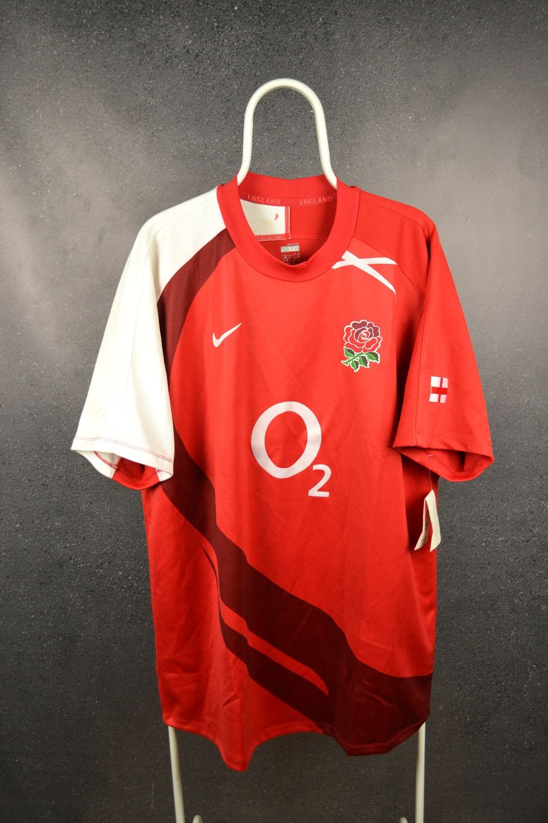 Nike × Vintage England Away Rugby Union Jersey Nike Vintage Shirt Retro XXL Size US XXL / EU 58 / 5 - 1 Thumbnail