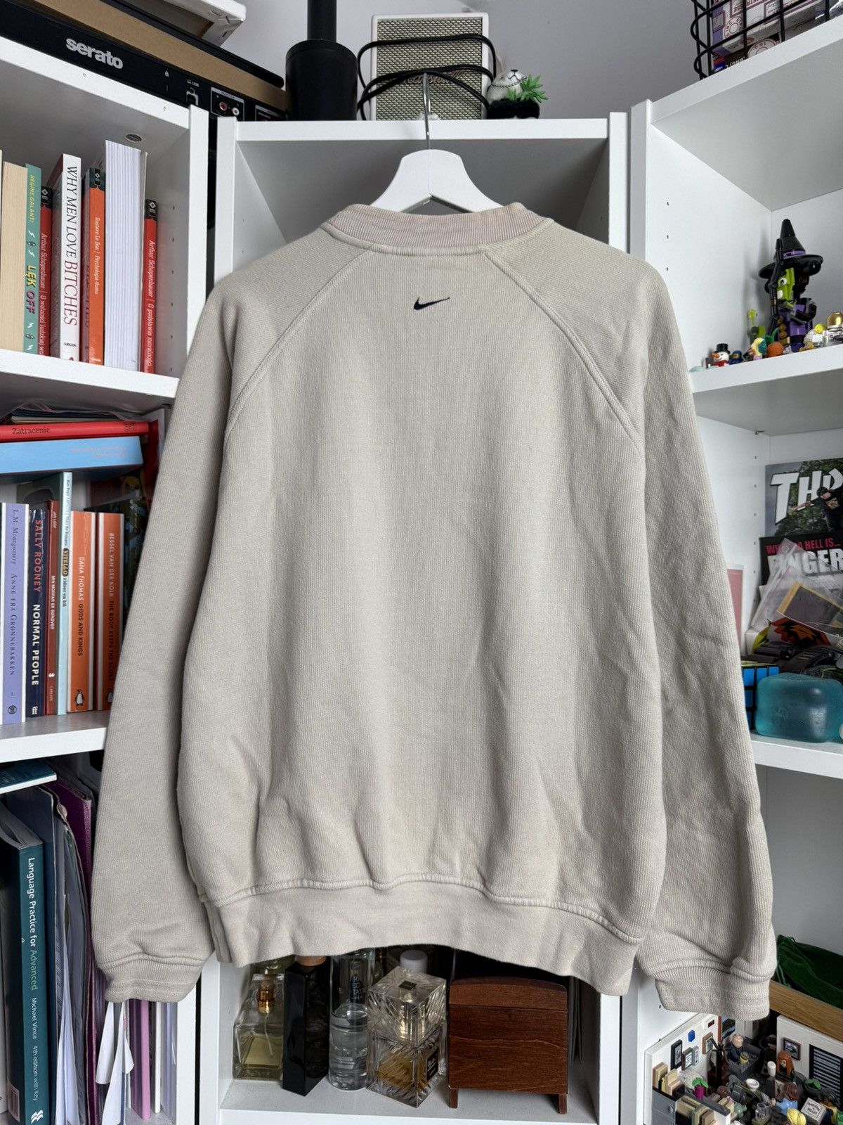 Nike × Vintage Vintage 90s Nike basic boxy baggy sweatshirt L Travis Scott Size US L / EU 52-54 / 3 - 2 Thumbnail