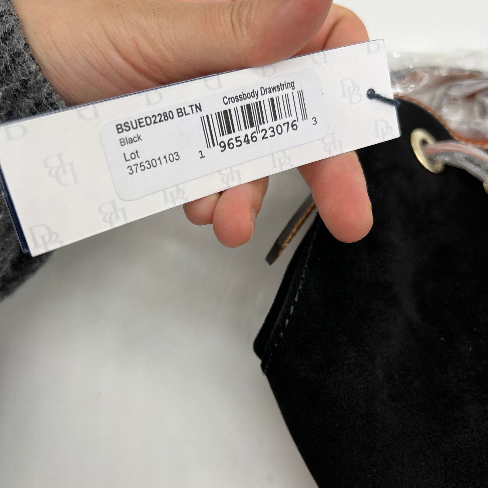 Dooney & Bourke Dooney & Bourke Suede Drawstring Crossbody Bags Black Size ONE SIZE - 14 Thumbnail