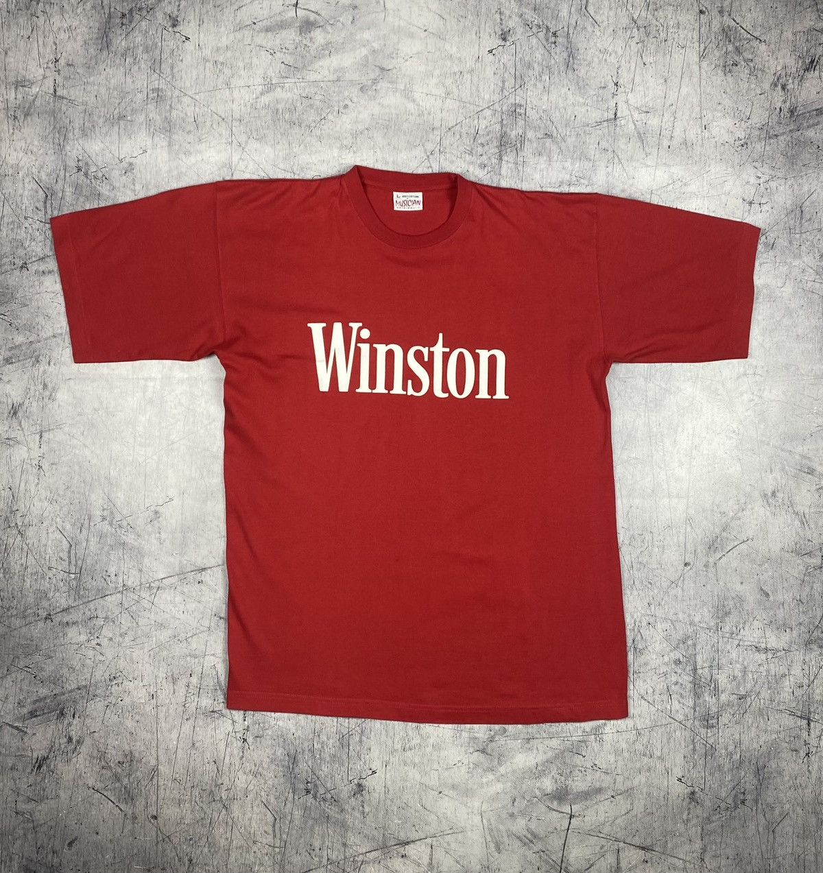 Other Vintage Winston Cigarettes Promo T-Shirt Double Sided Print Size US L / EU 52-54 / 3 - 2 Thumbnail