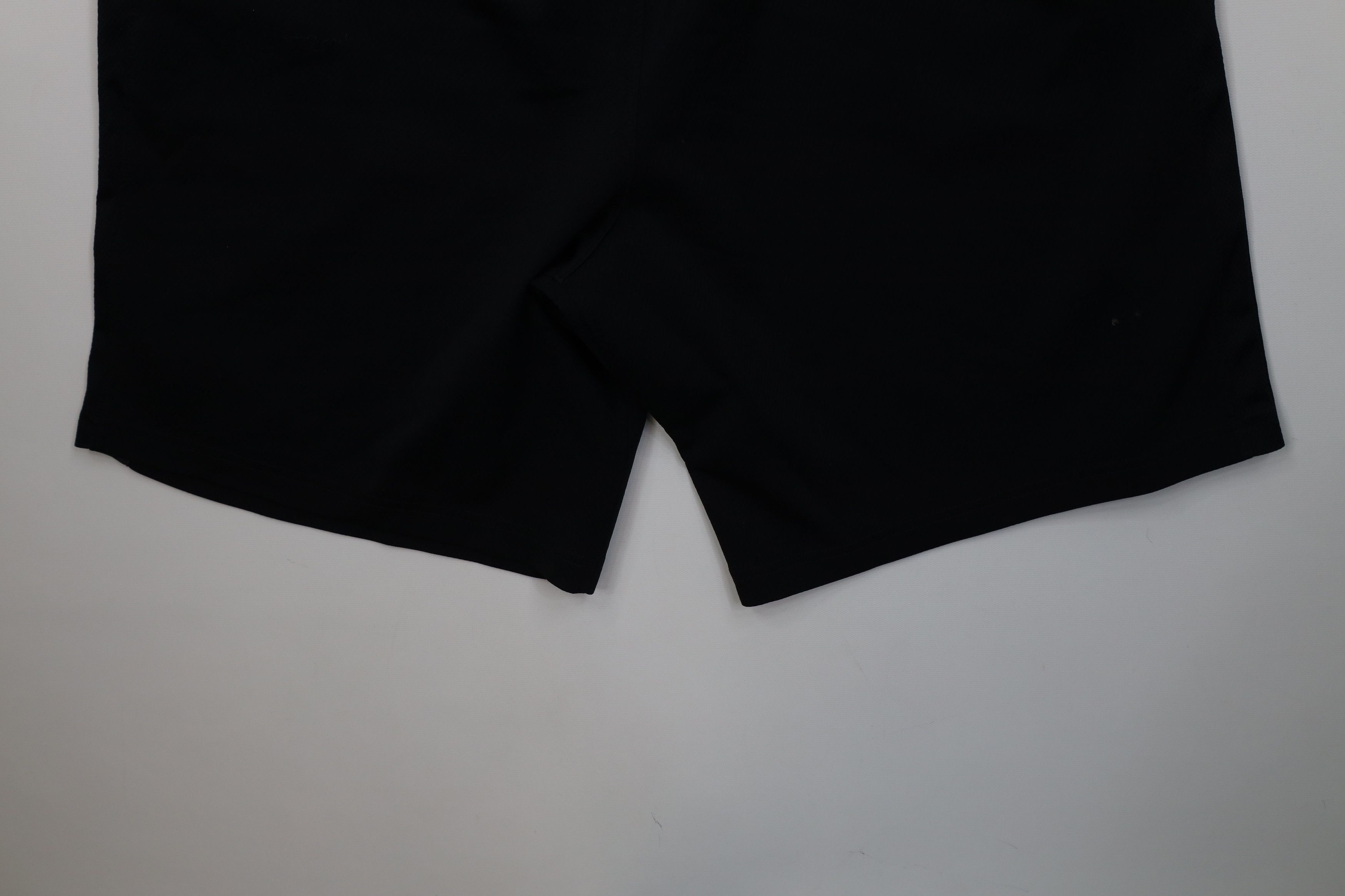 Nike Vintage Y2K Nike Mini Swoosh Above Knee Knit Shorts Black Size US 34 / EU 50 - 13 Thumbnail