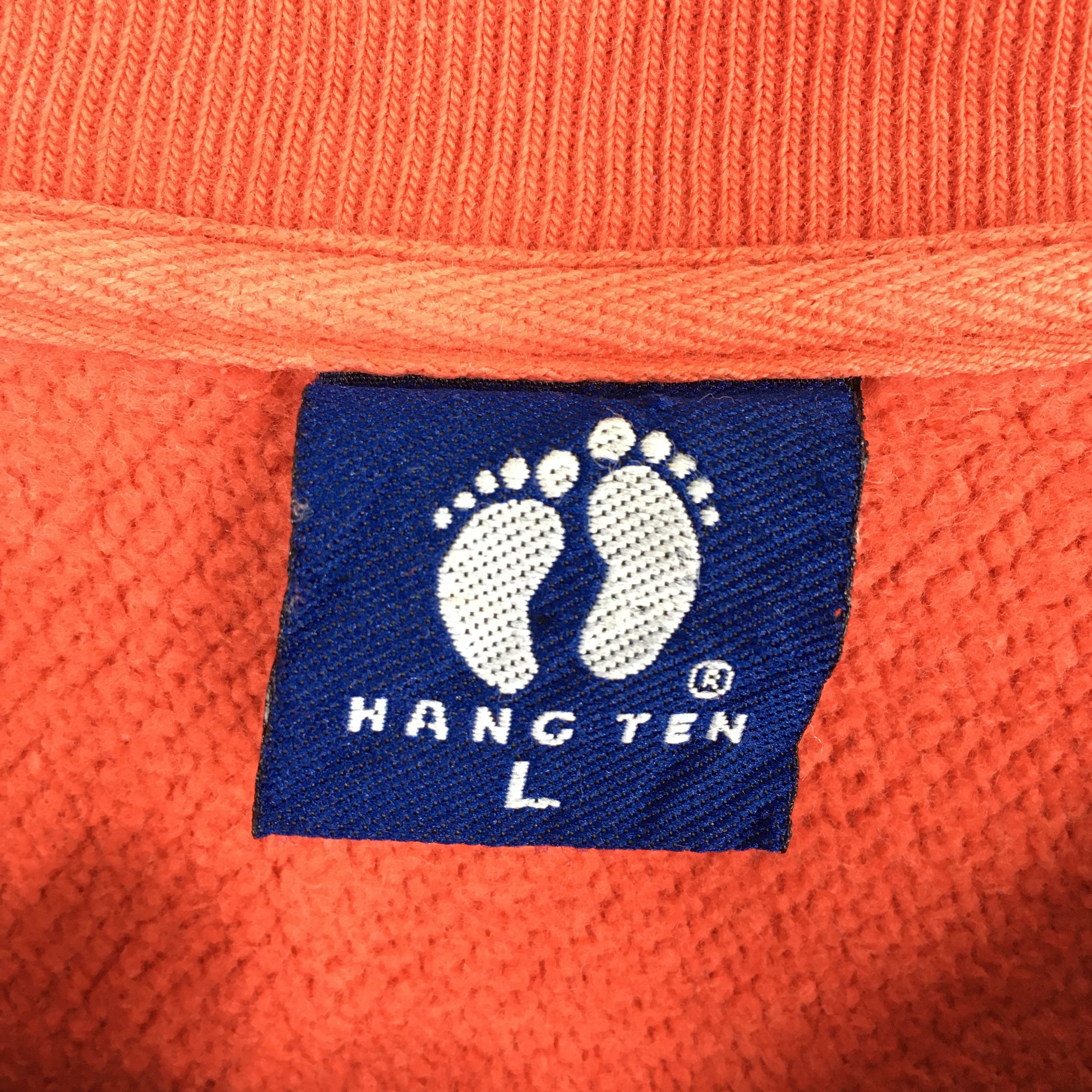 Hang Ten Vintage Hang Ten Red Surfing Sweatshirt Large Size US L / EU 52-54 / 3 - 6 Thumbnail