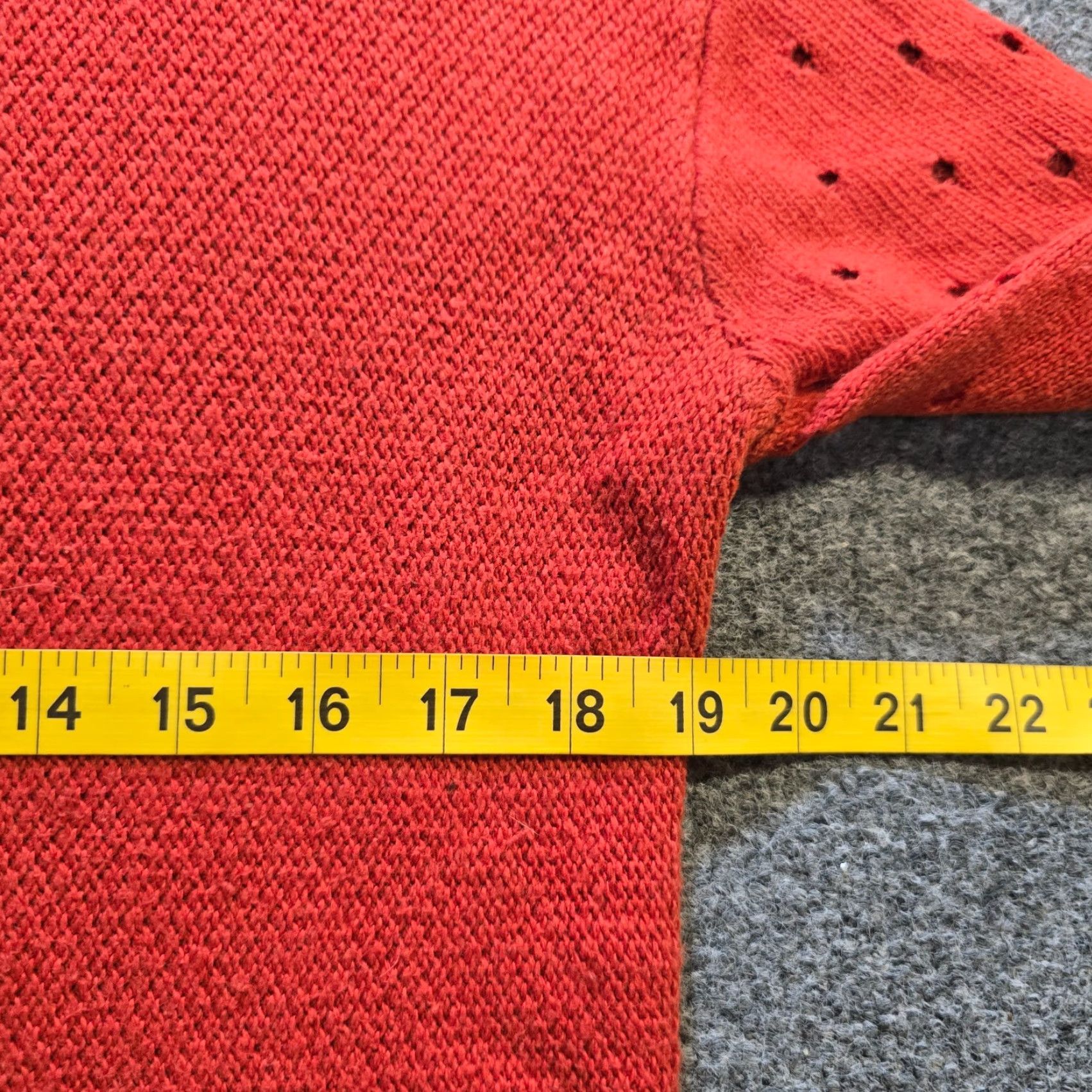 Anthropologie Moth Sweater Women Small Orange Cashmere Blend High Neck Pullover Casual Winter Fall Spring Size S / US 4 / IT 40 - 6 Thumbnail